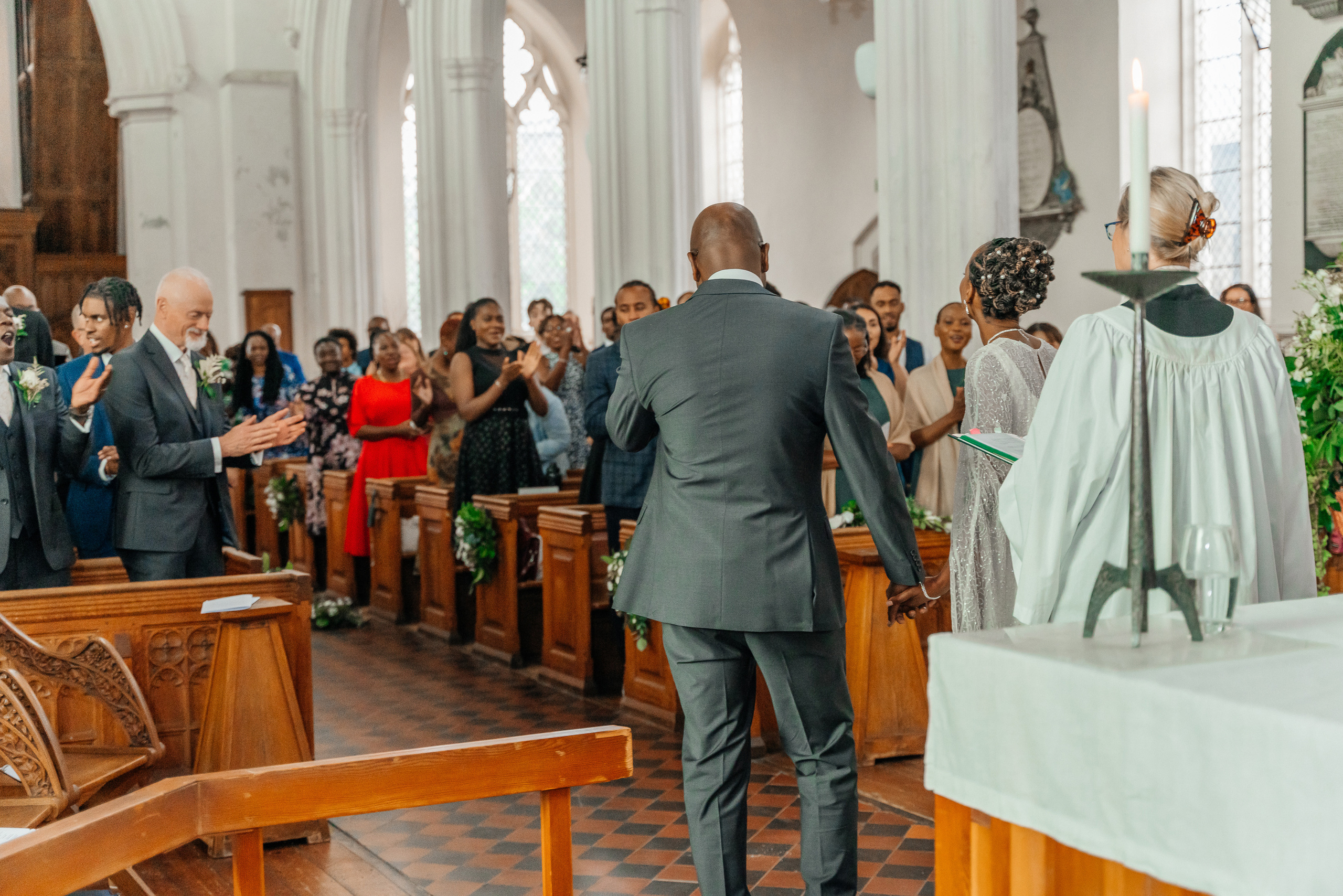 Wedding in St Mary the Virgin Ware