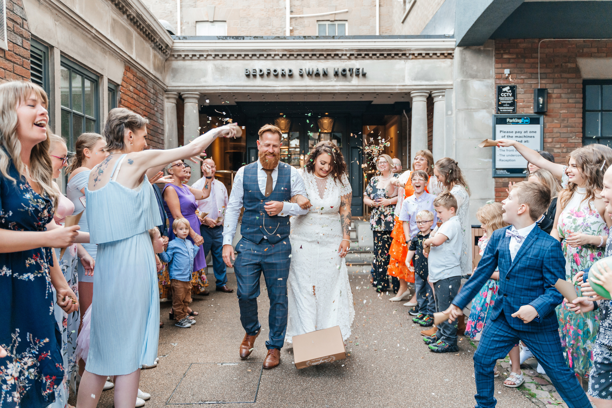 wedding at Bedford Swan Hotel