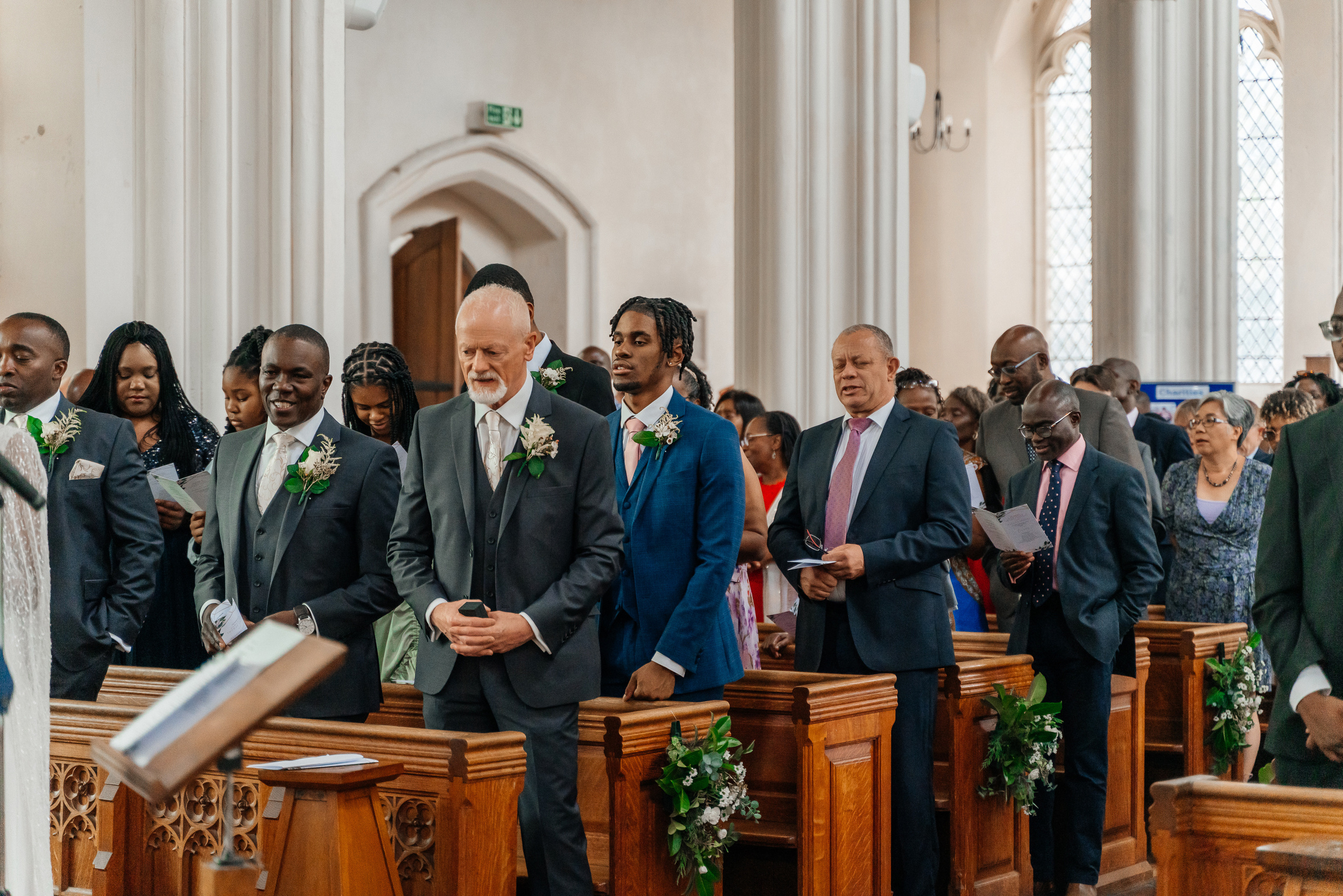 Wedding in St Mary the Virgin Ware
