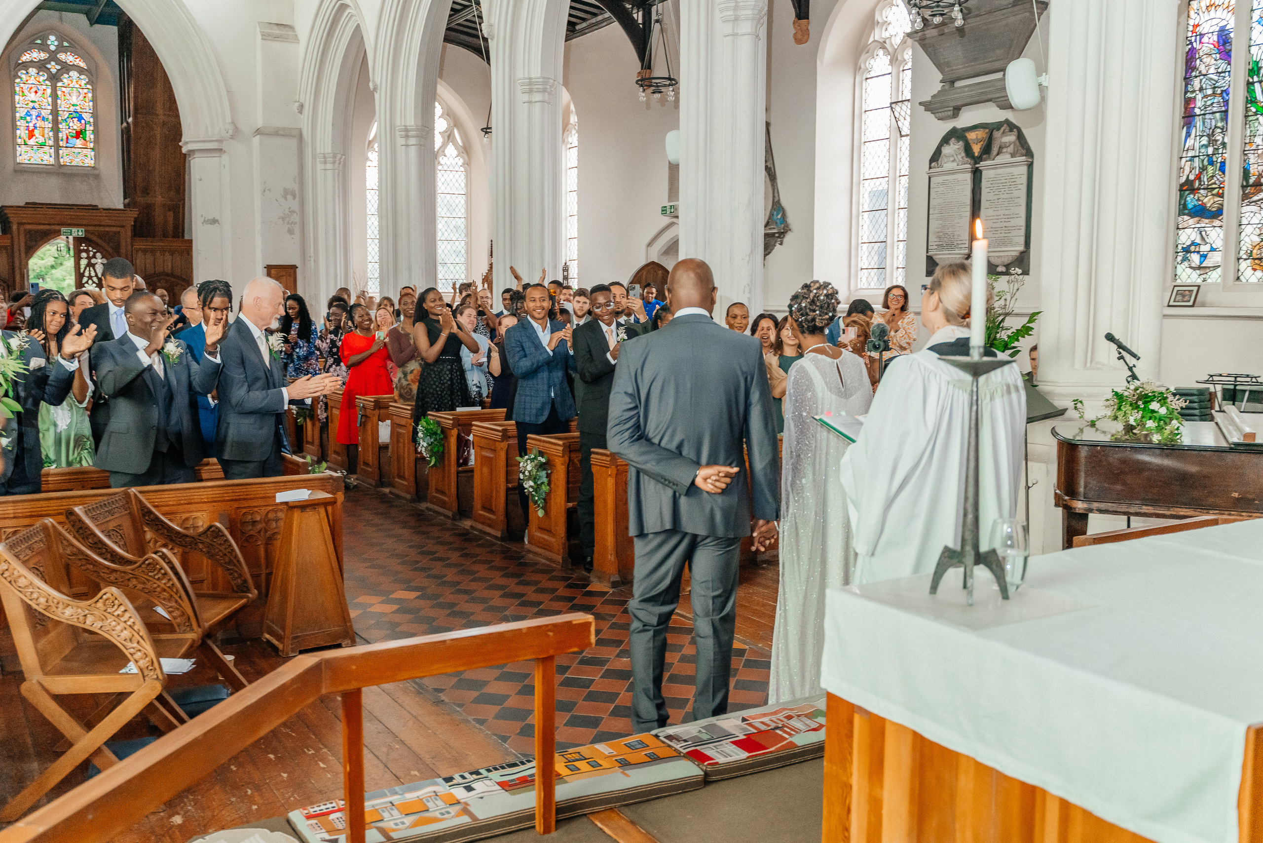 Wedding in St Mary the Virgin Ware
