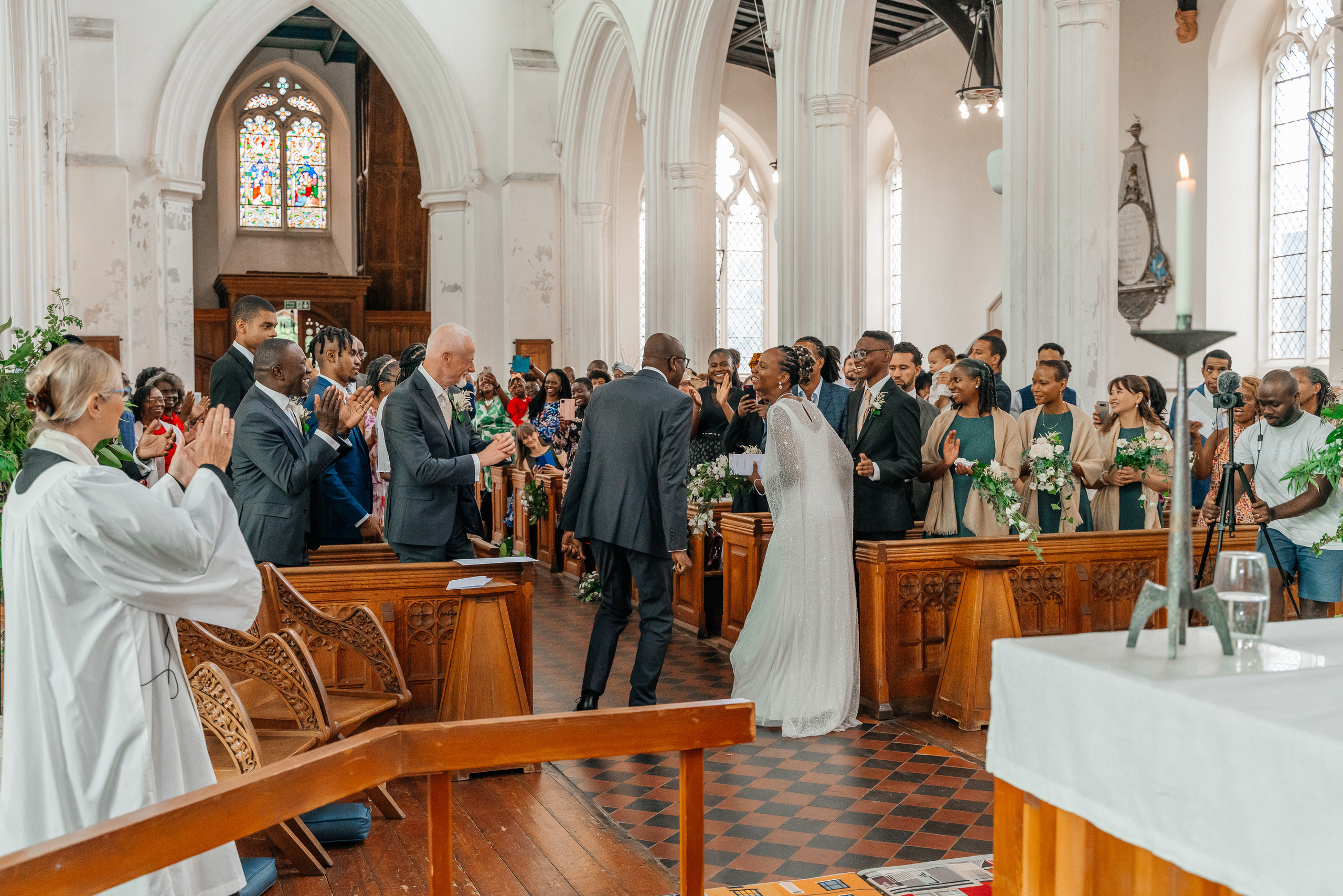 Wedding in St Mary the Virgin Ware