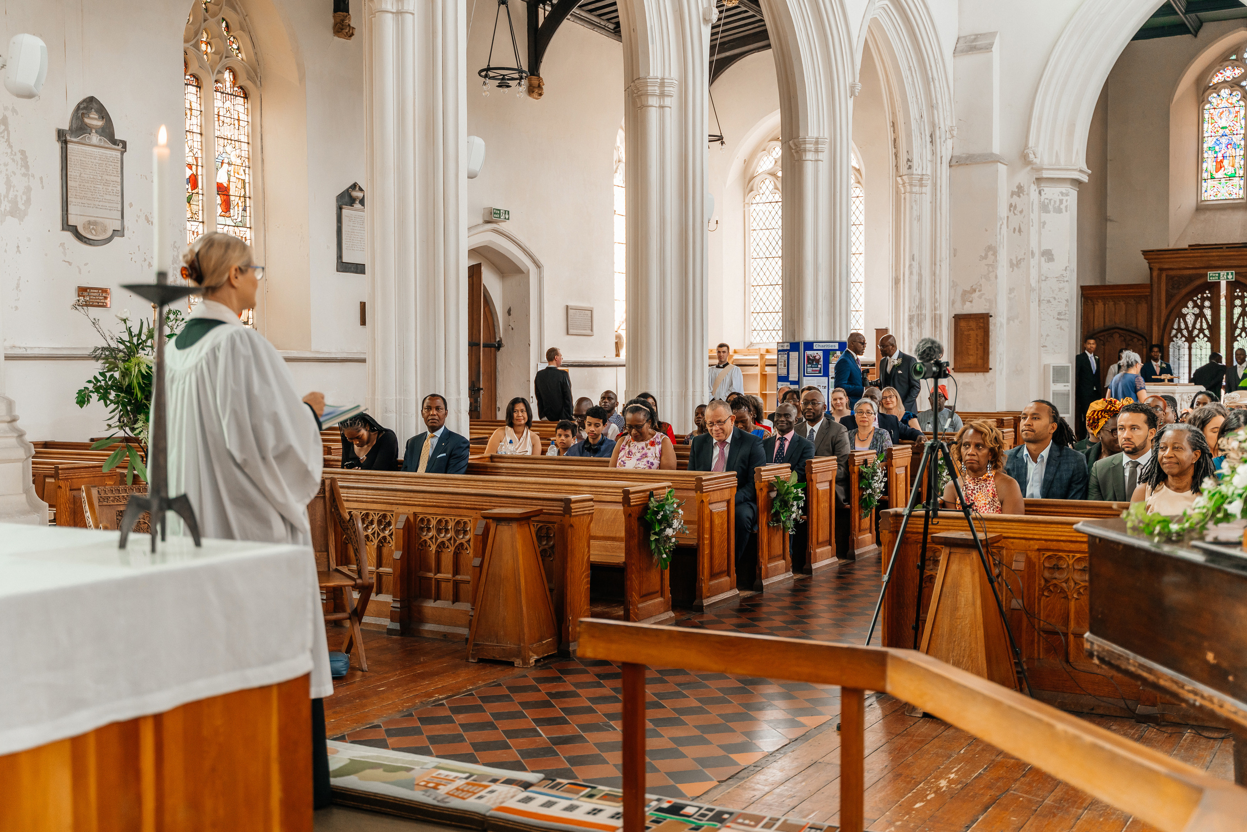 Wedding in St Mary the Virgin Ware