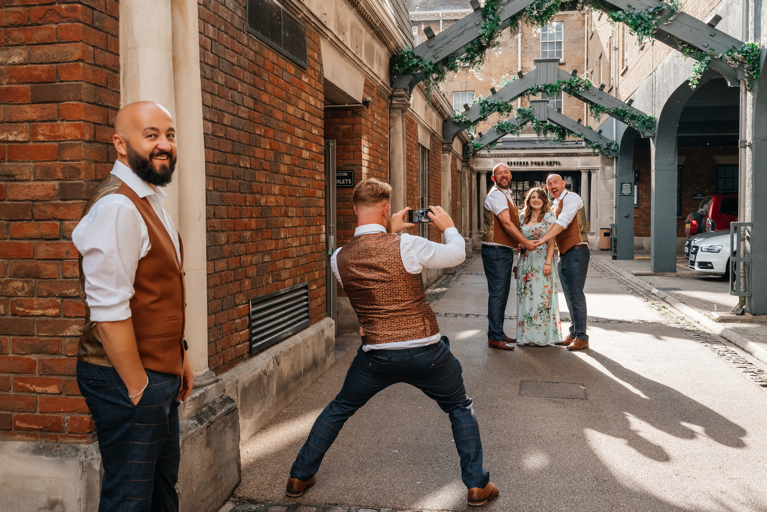 wedding at Bedford Swan Hotel