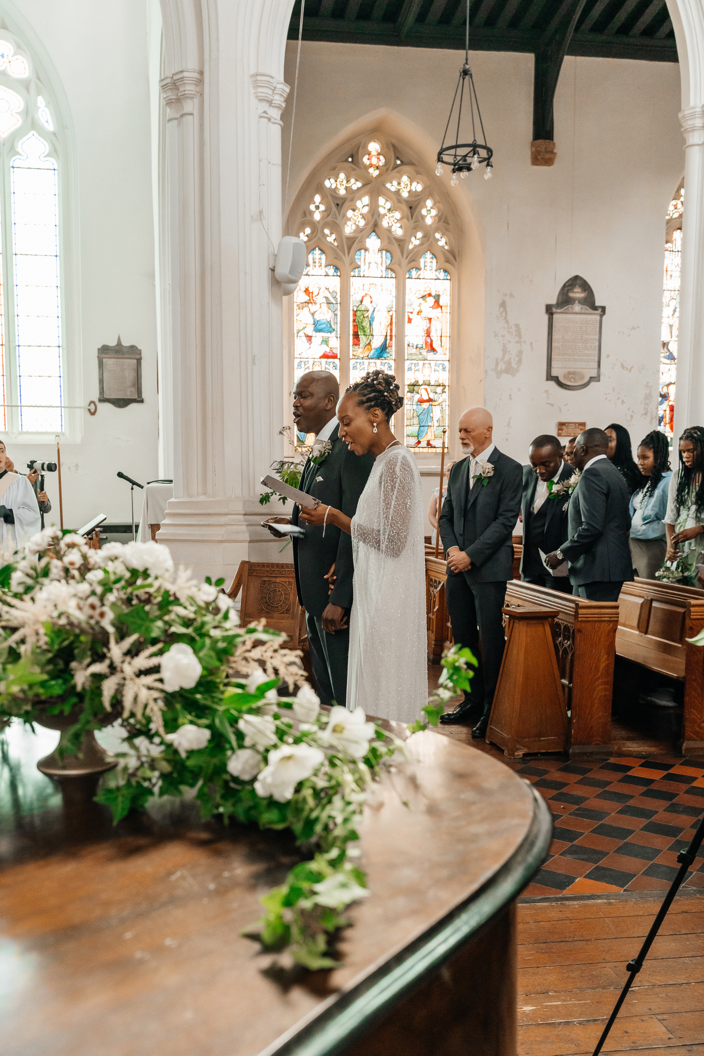 Wedding in St Mary the Virgin Ware