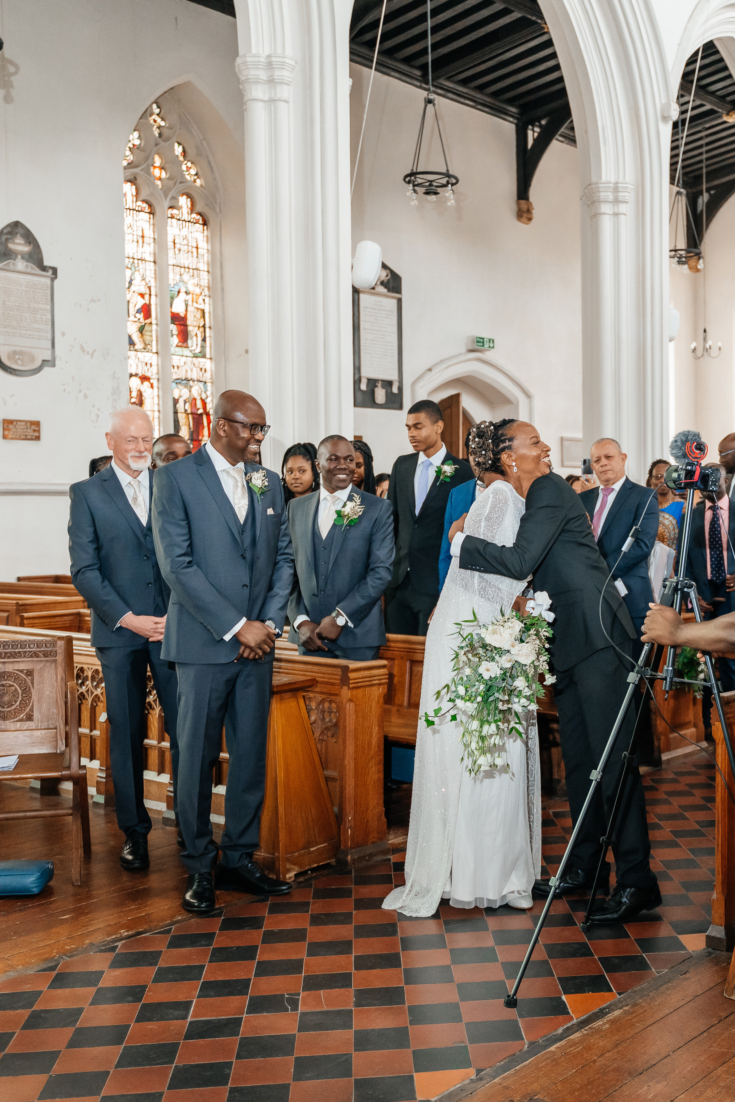 Wedding in St Mary the Virgin Ware