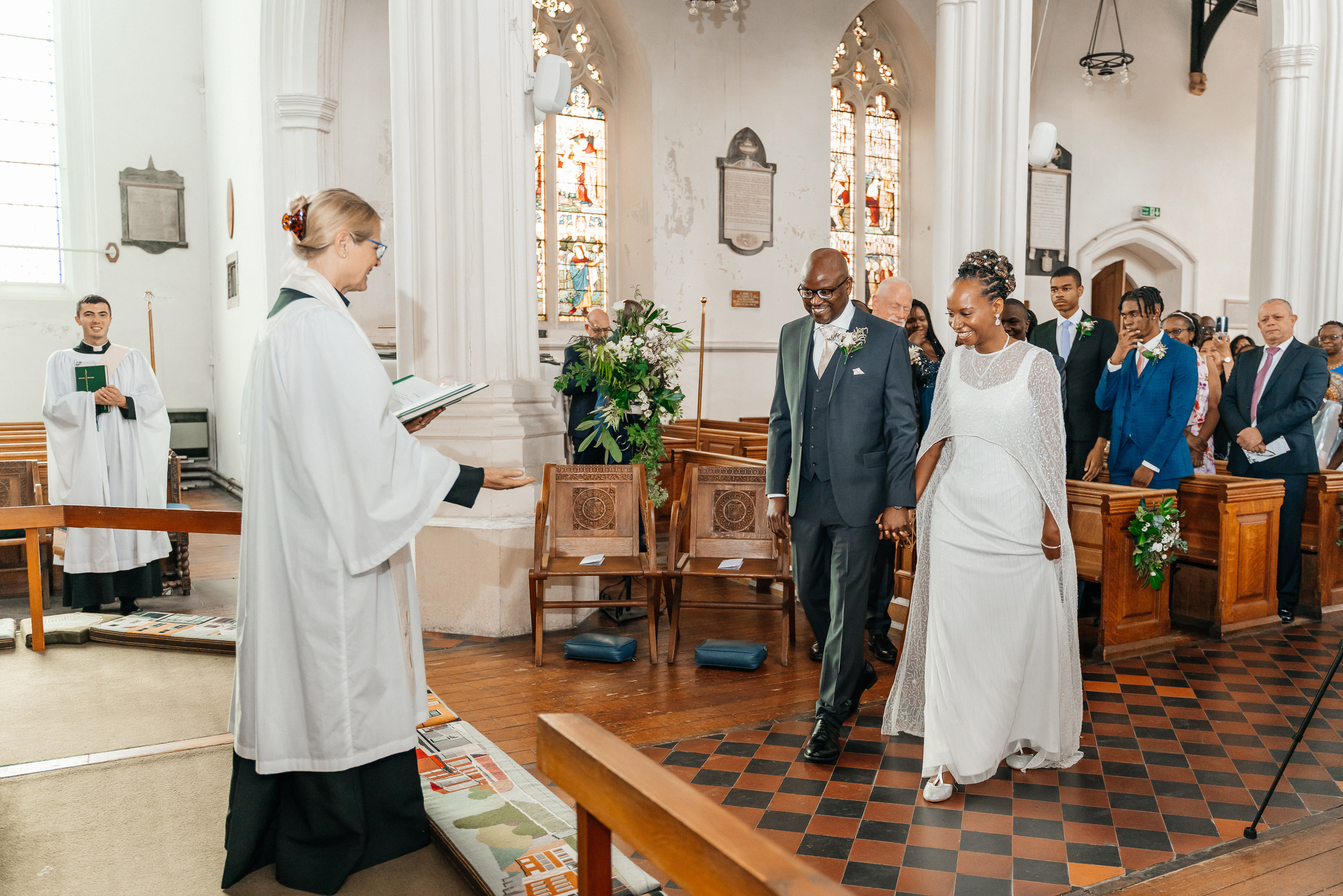 Wedding in St Mary the Virgin Ware