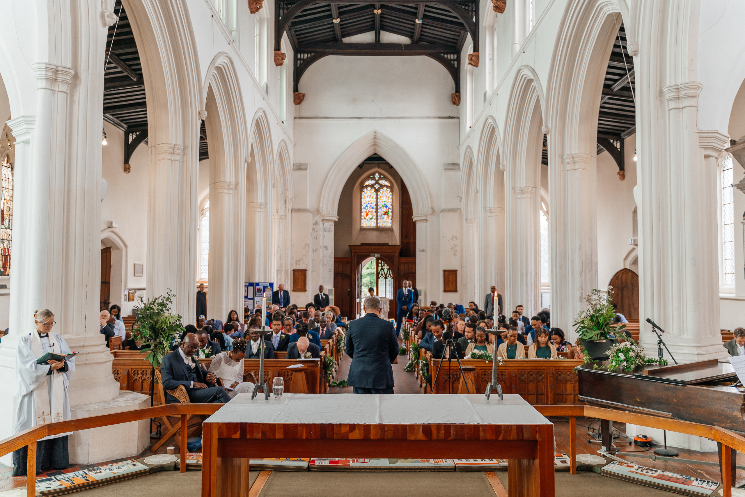 Wedding in St Mary the Virgin Ware