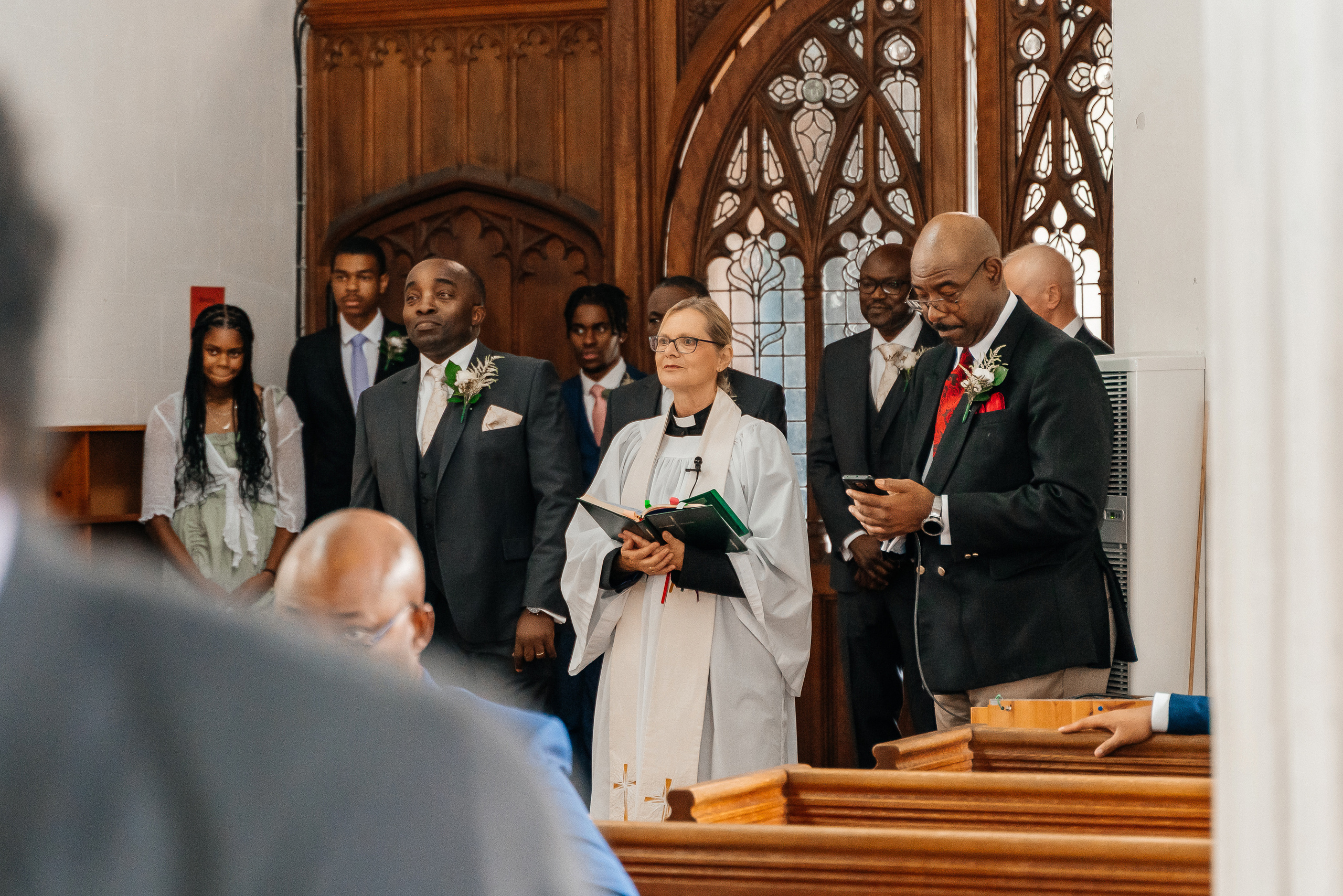 Wedding in St Mary the Virgin Ware