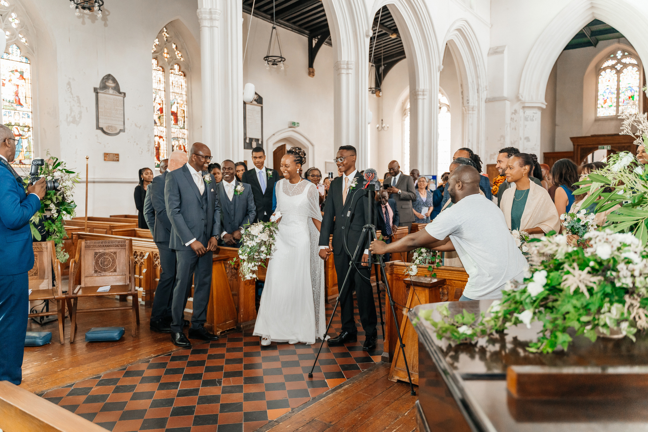 Wedding in St Mary the Virgin Ware