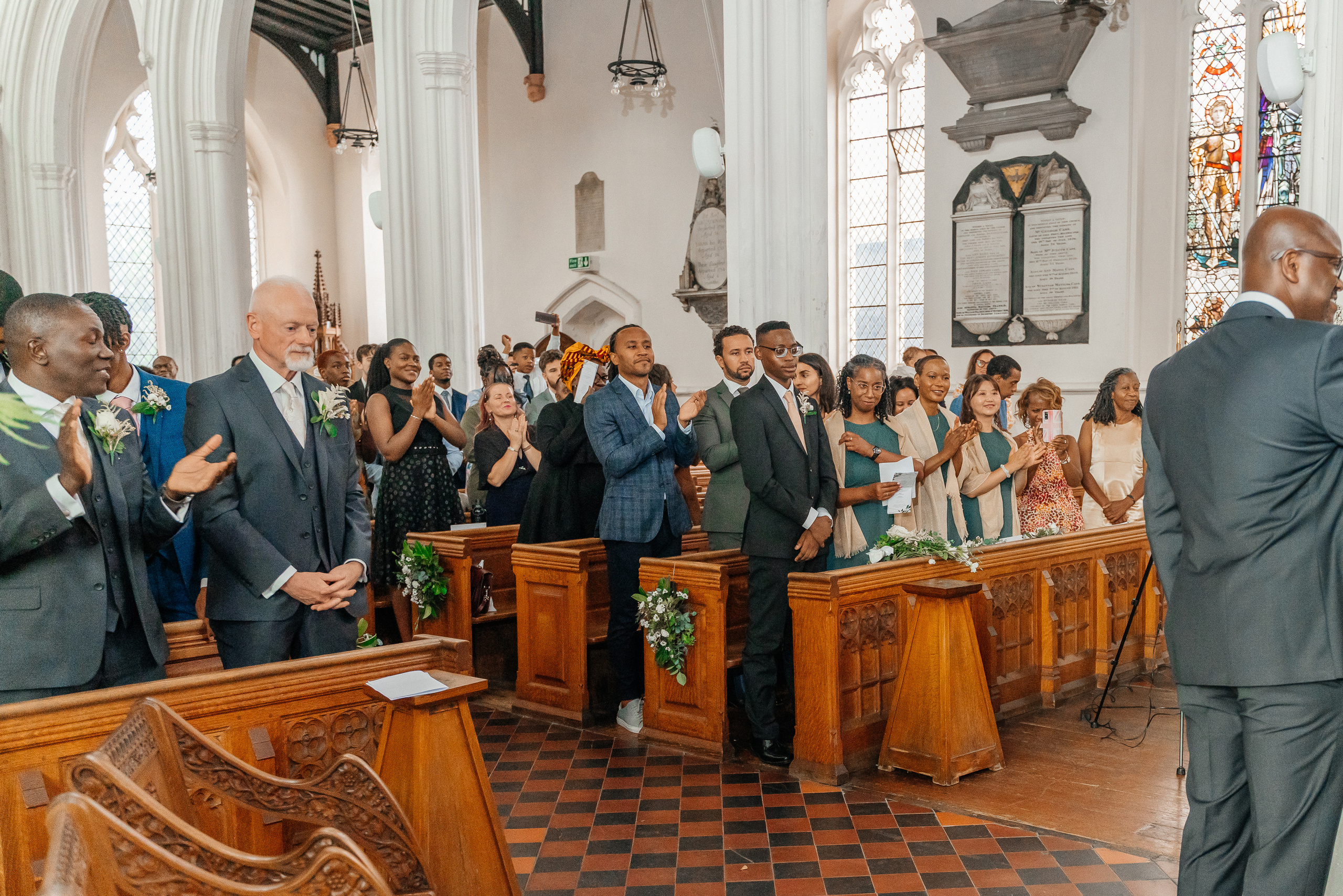 Wedding in St Mary the Virgin Ware