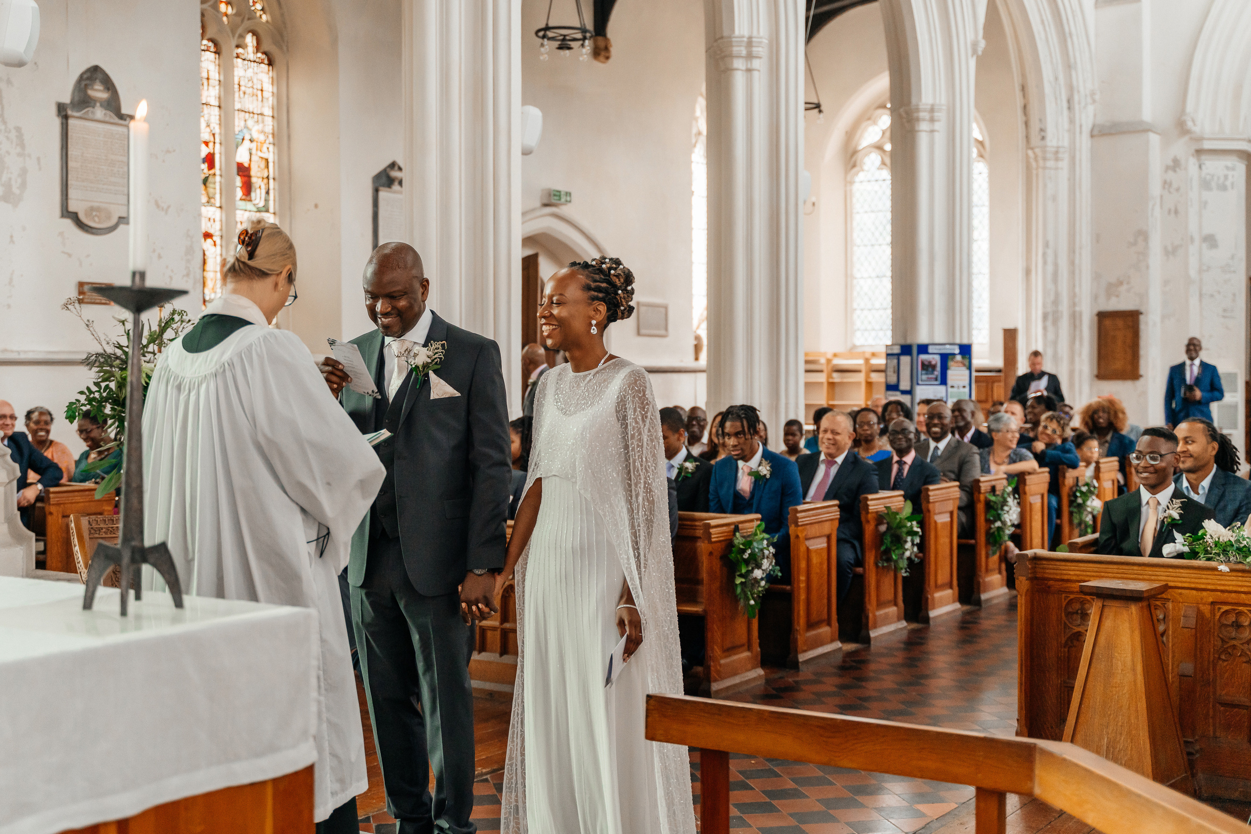 Wedding in St Mary the Virgin Ware