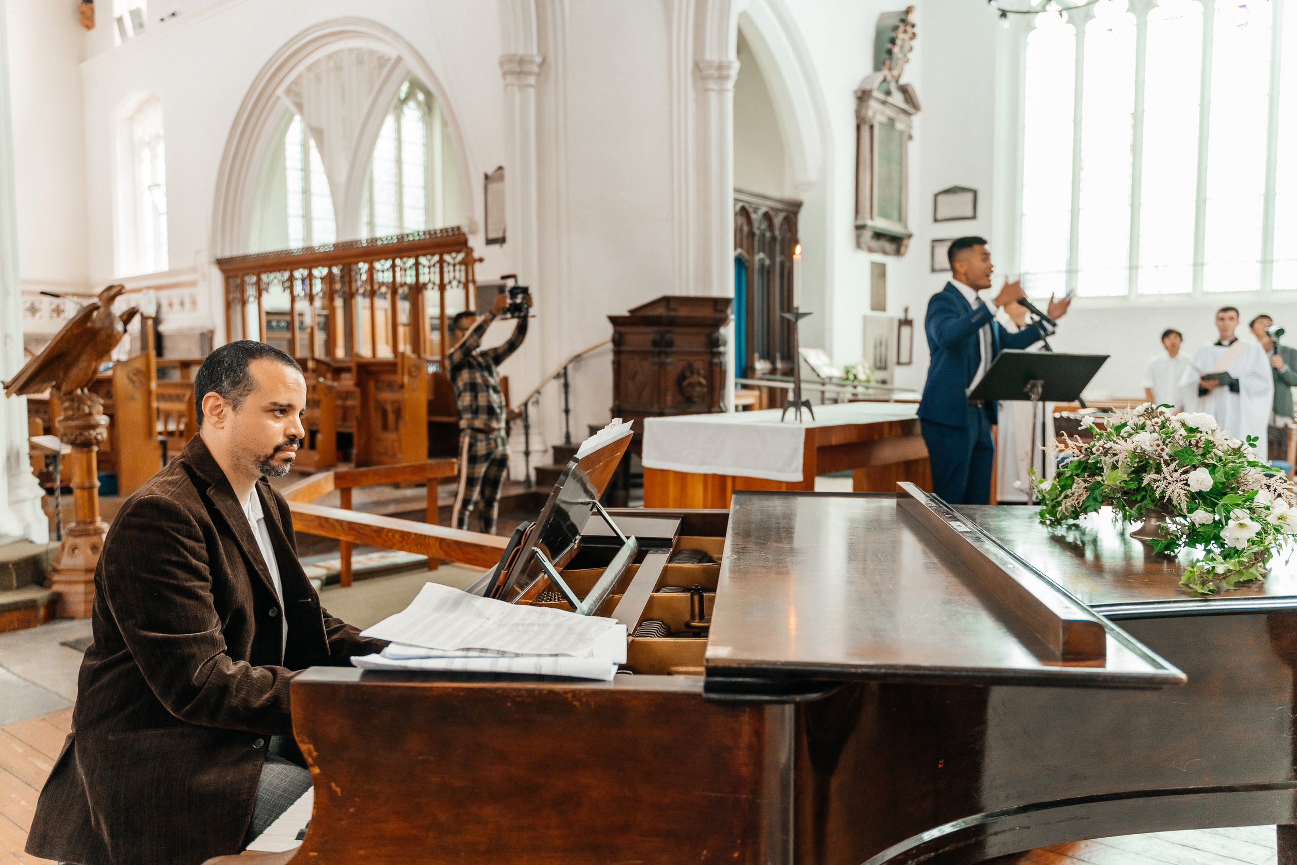 Wedding in St Mary the Virgin Ware