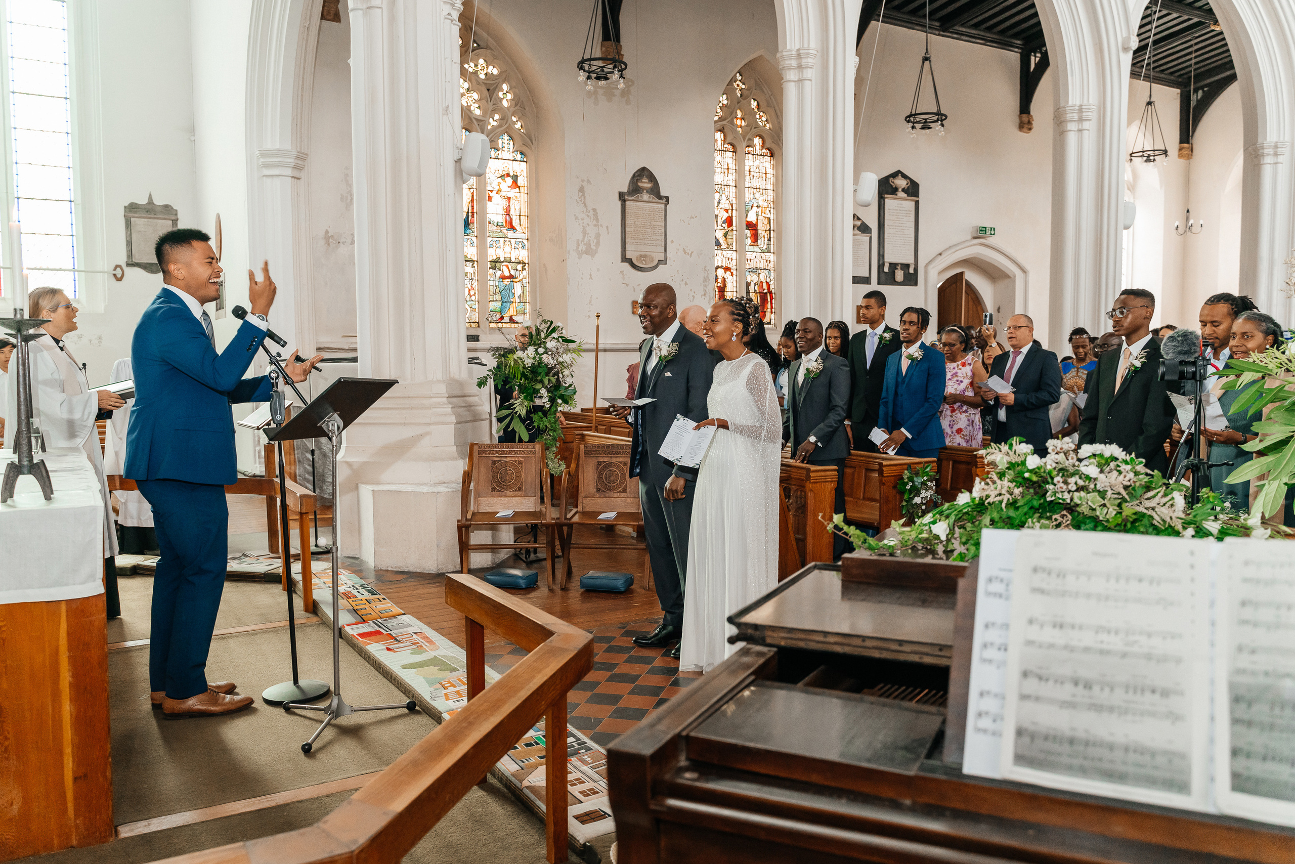Wedding in St Mary the Virgin Ware