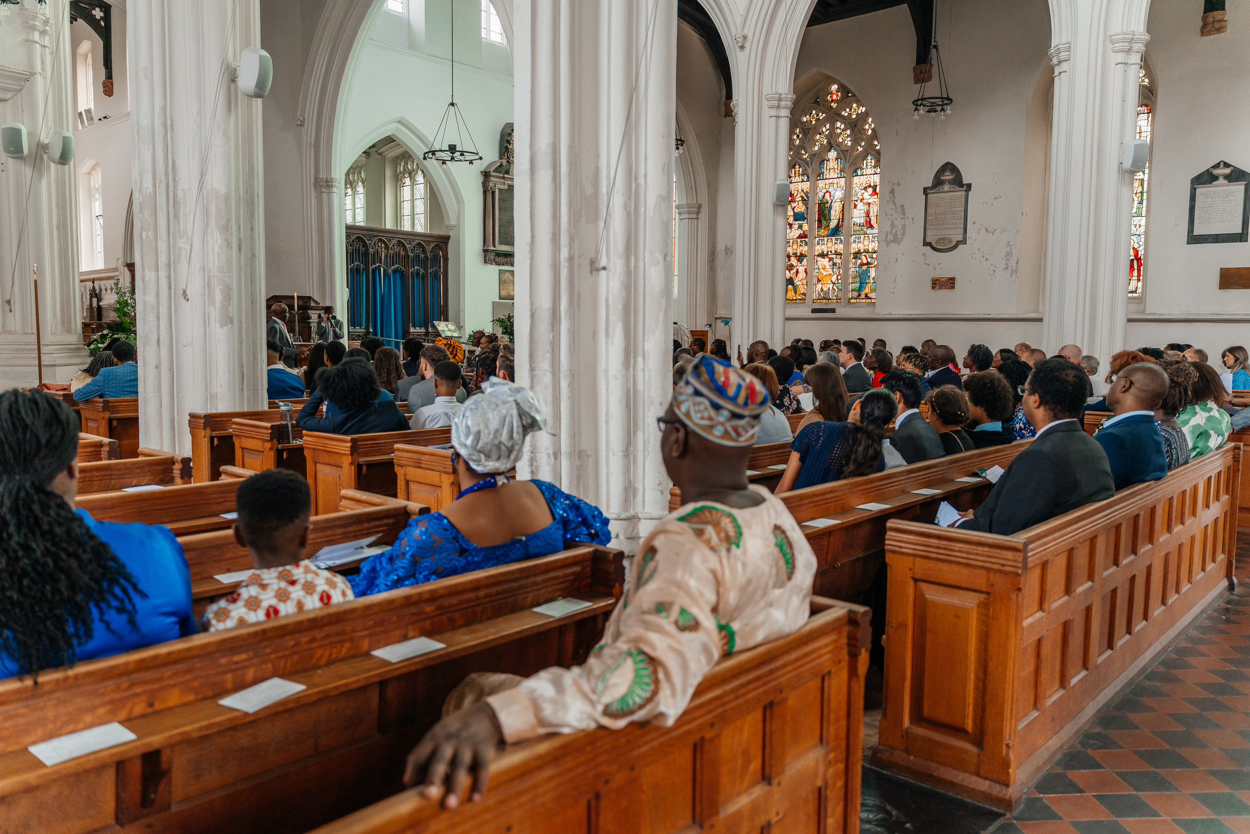 Wedding in St Mary the Virgin Ware