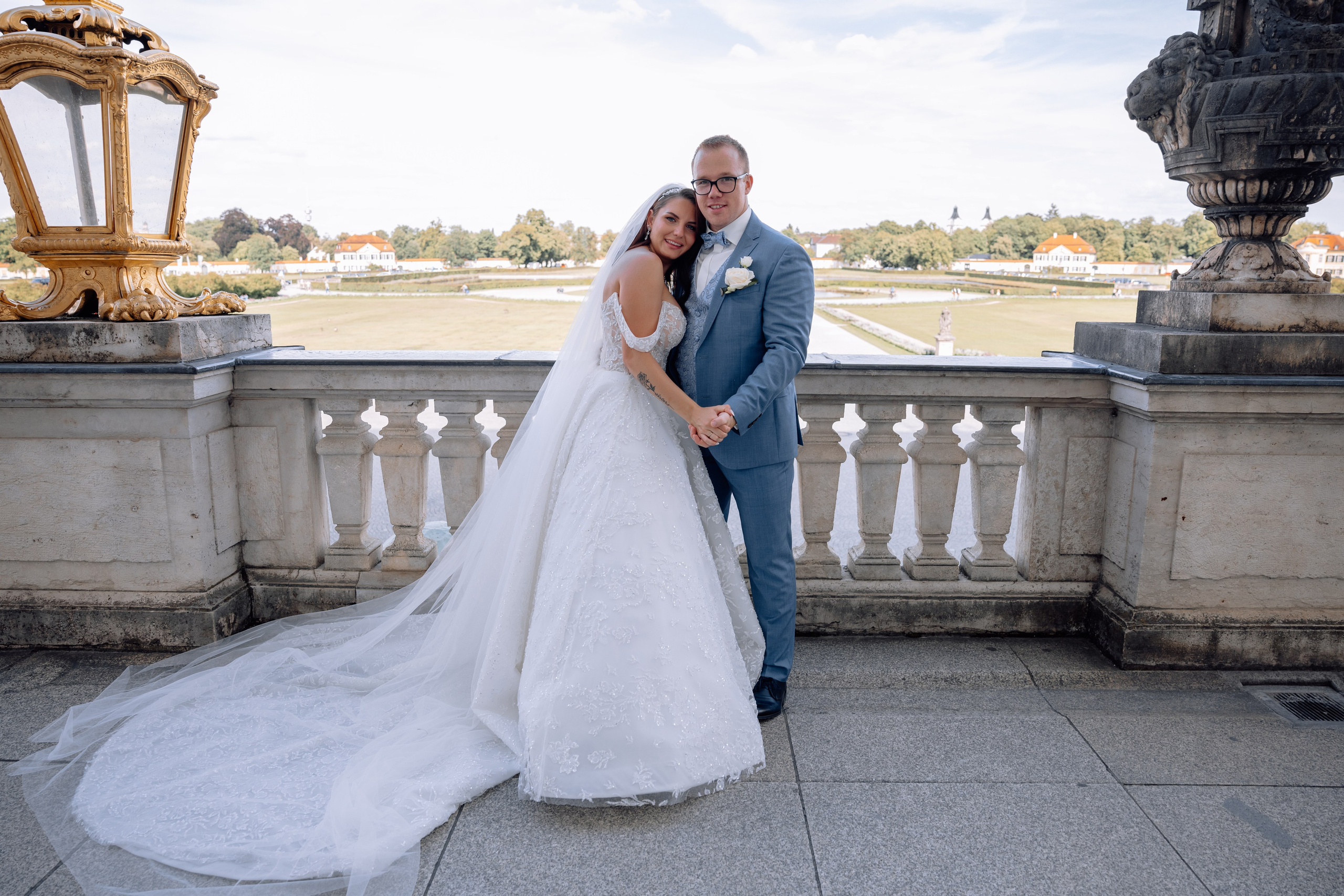 Hochzeit im Schlosscafé im Palmenhaus & Schloss Nymphenburg. Hochzeitsfotograf München Taufe Familienfotograf Tanja Mauke