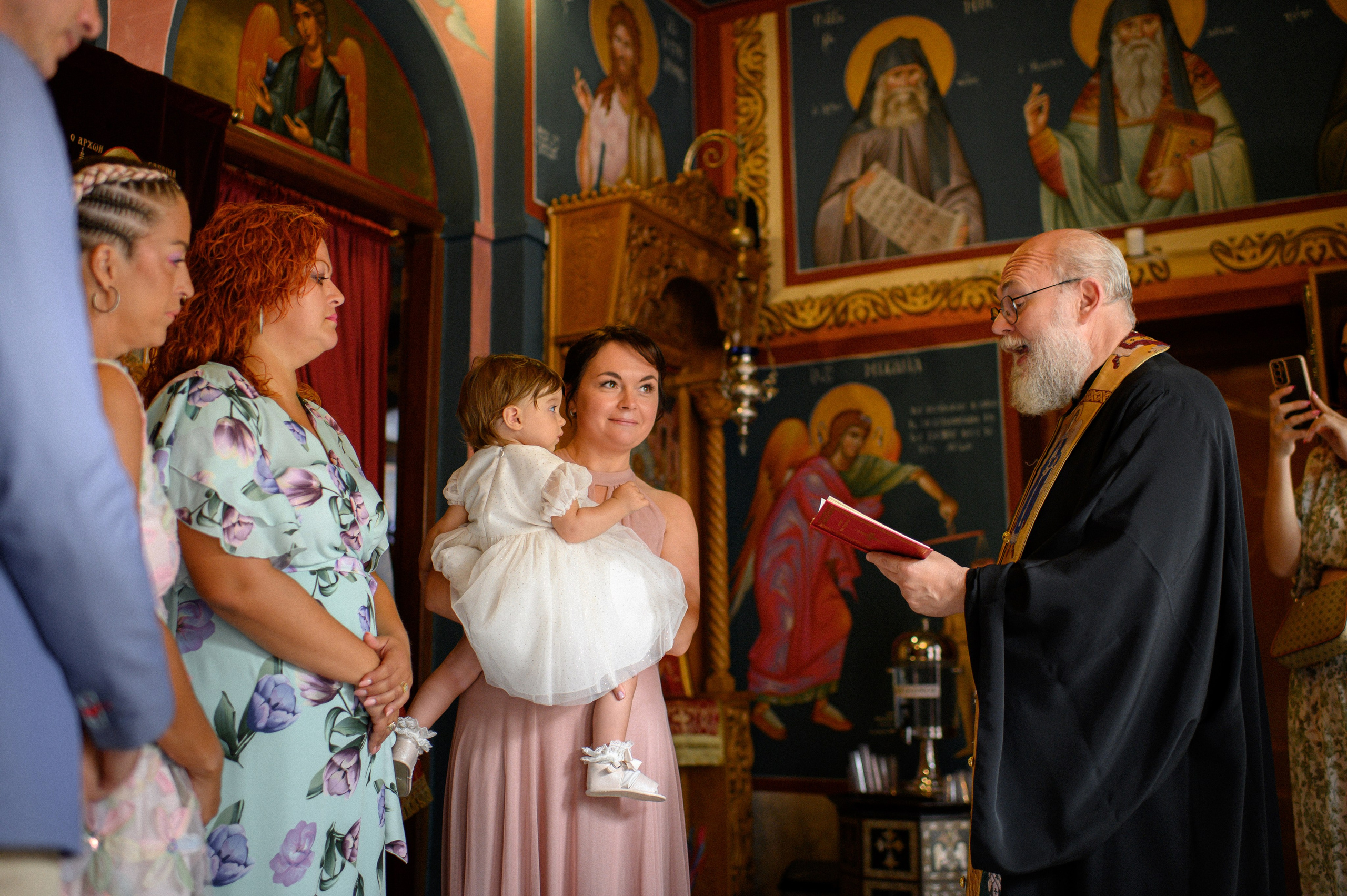 Baptism Iris. Семейная, детская, портретная и предметная фотосъемка в Салониках