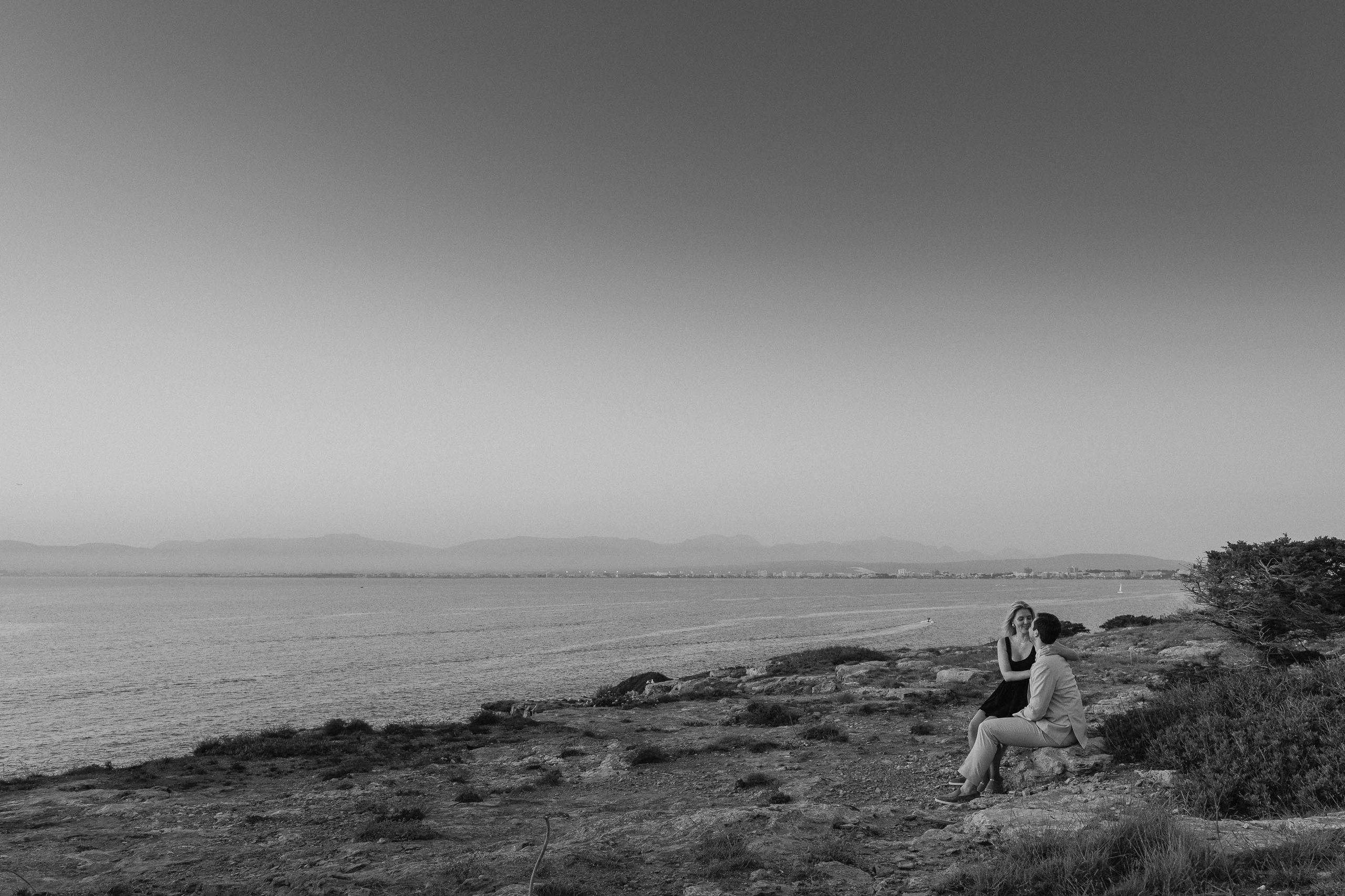 Perfect Marriage Proposal at Cap Rocat Hotel. Mallorca Wedding, Corporate & Social Photographer