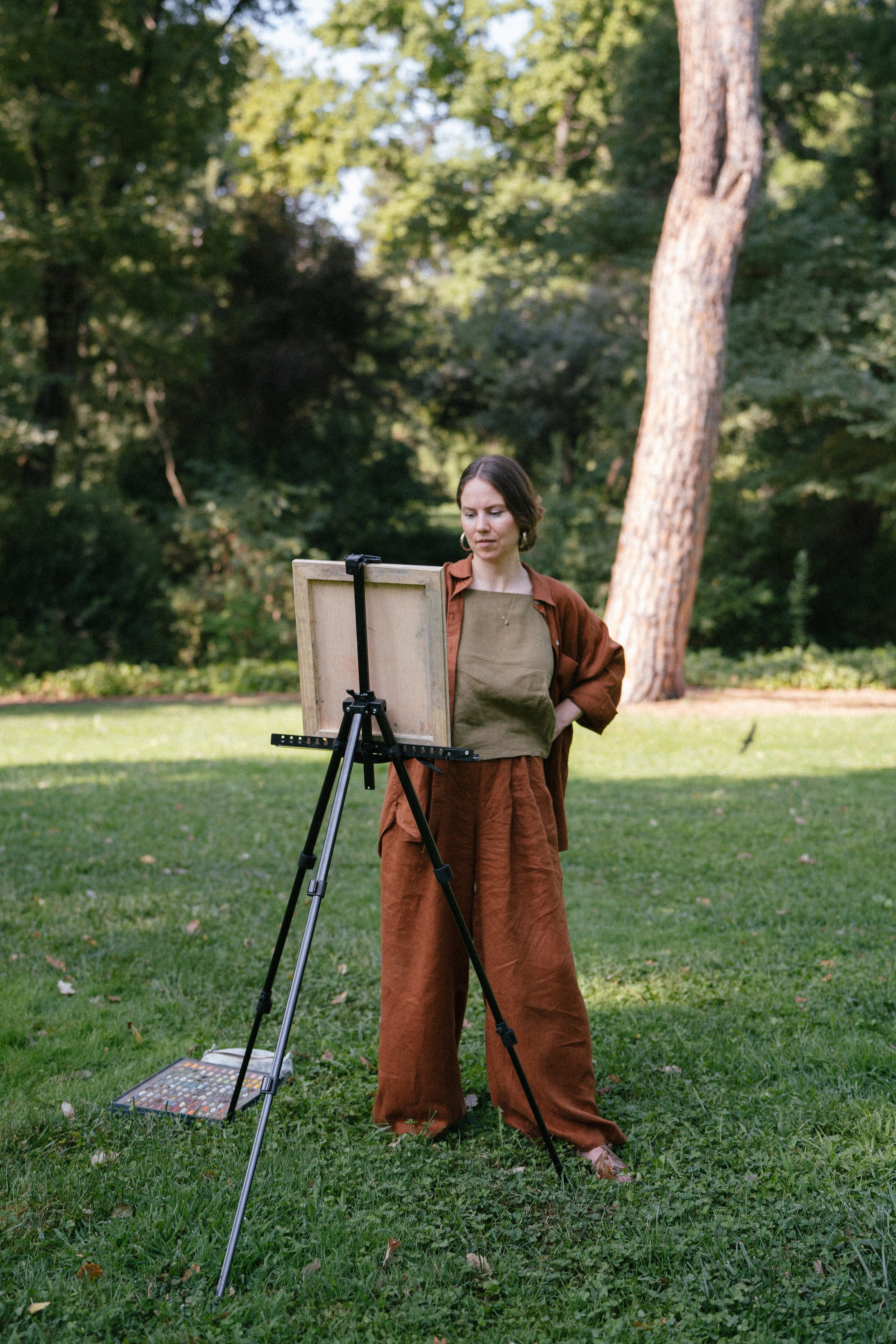 Контент съемка для художника. Фотограф в Мадриде Алена Белянинова