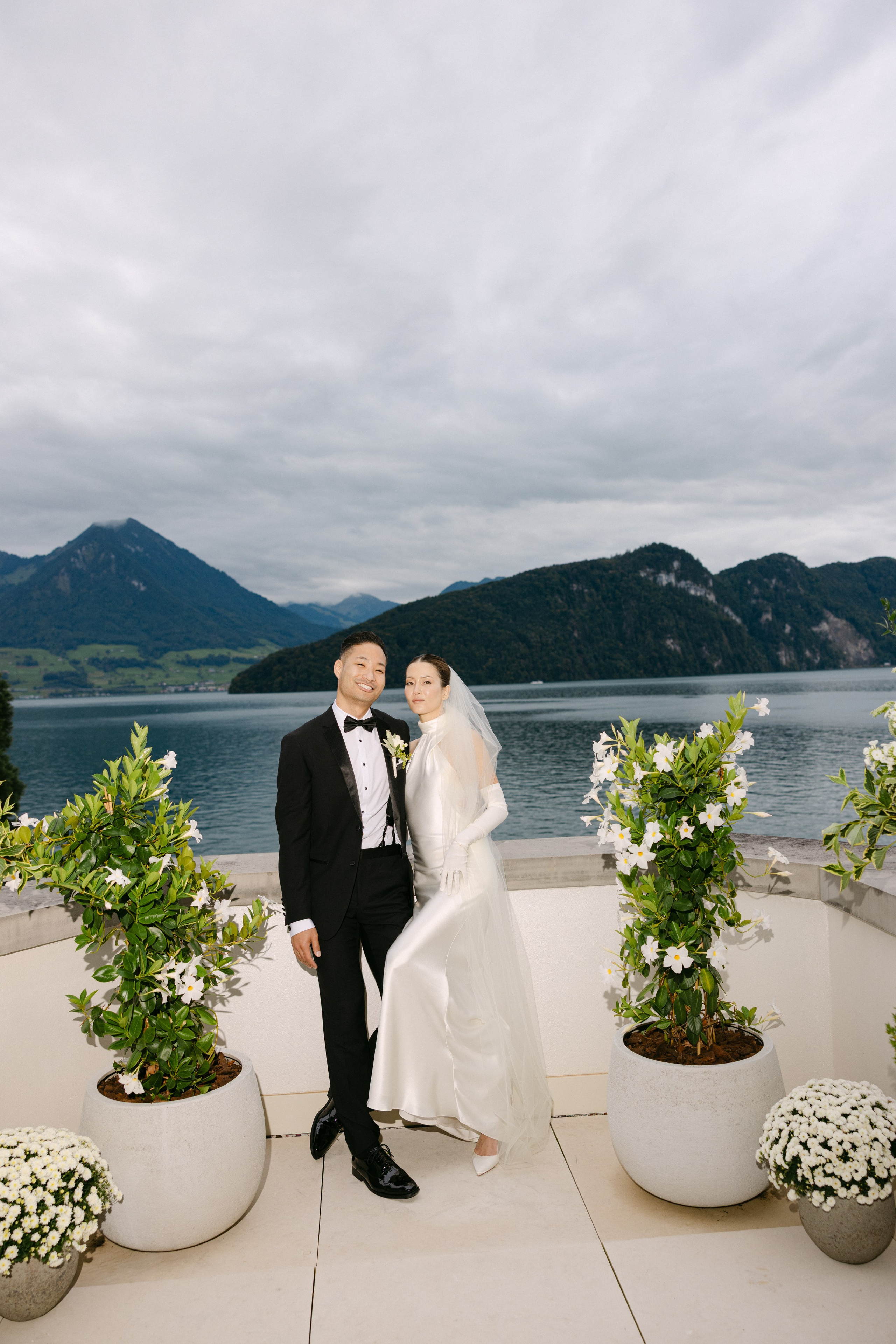 Intimate wedding at Parkhotel Vitznau on Lake Lucerne. Wedding and Family Photographer Switzerland and Italy. Valeria Diaz