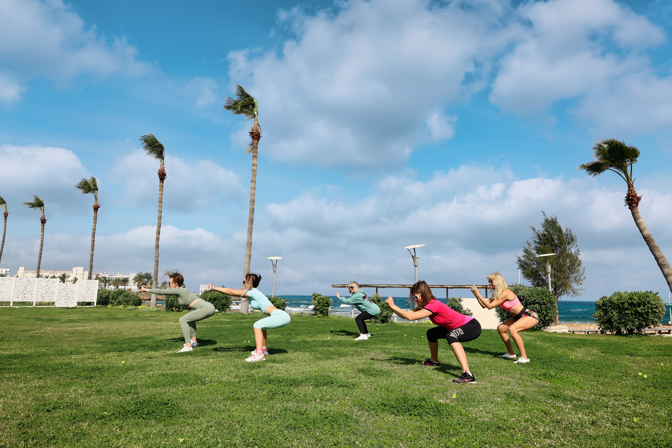 Съемка для фитнес-туров на Кипр. Февраль, 2022. Cyprus Vision. Φωτογραφίες και βίντεο στην Κύπρο — Αγία Νάπα, Πρωταράς