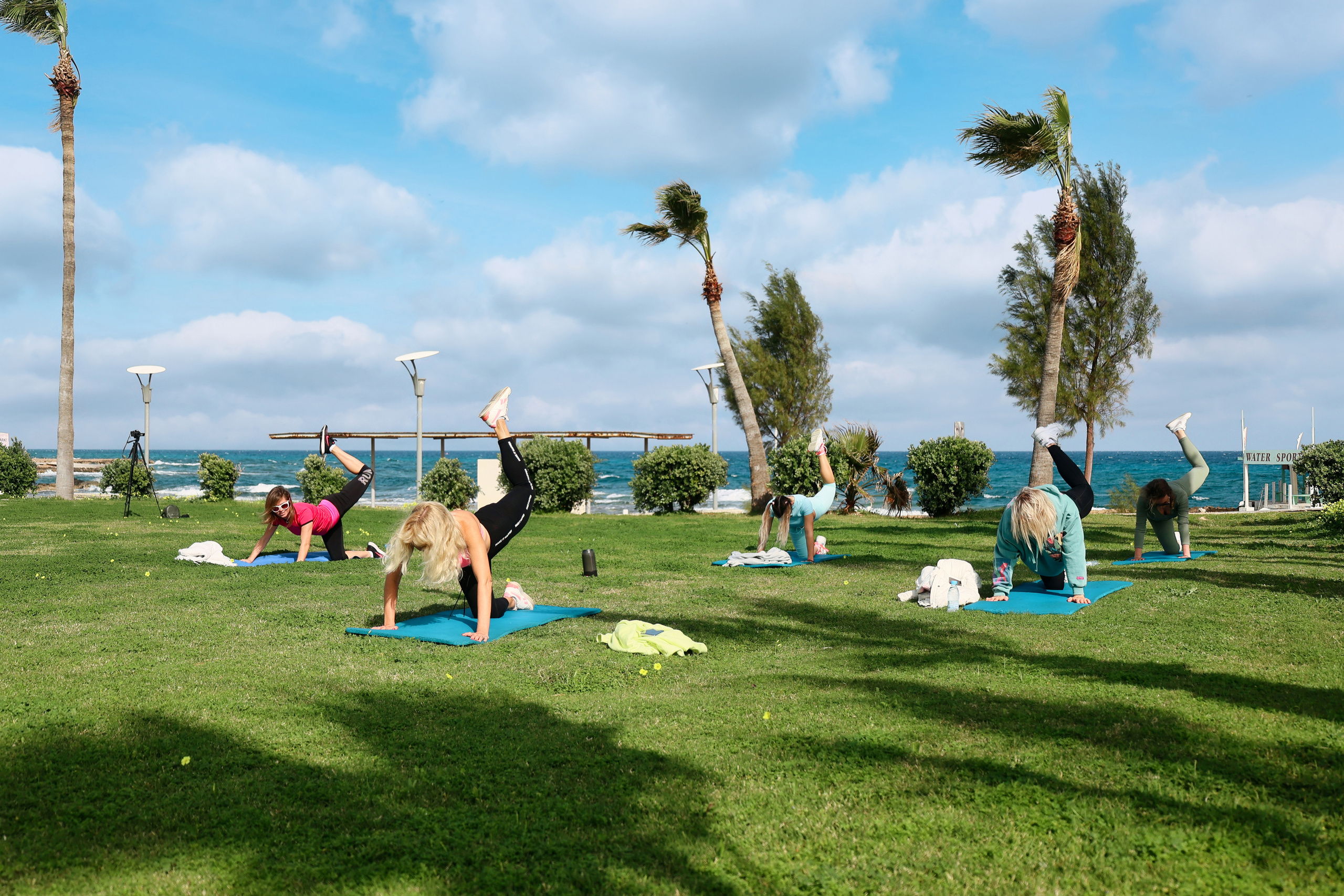 Съемка для фитнес-туров на Кипр. Февраль, 2022. Cyprus Vision. Φωτογραφίες και βίντεο στην Κύπρο — Αγία Νάπα, Πρωταράς