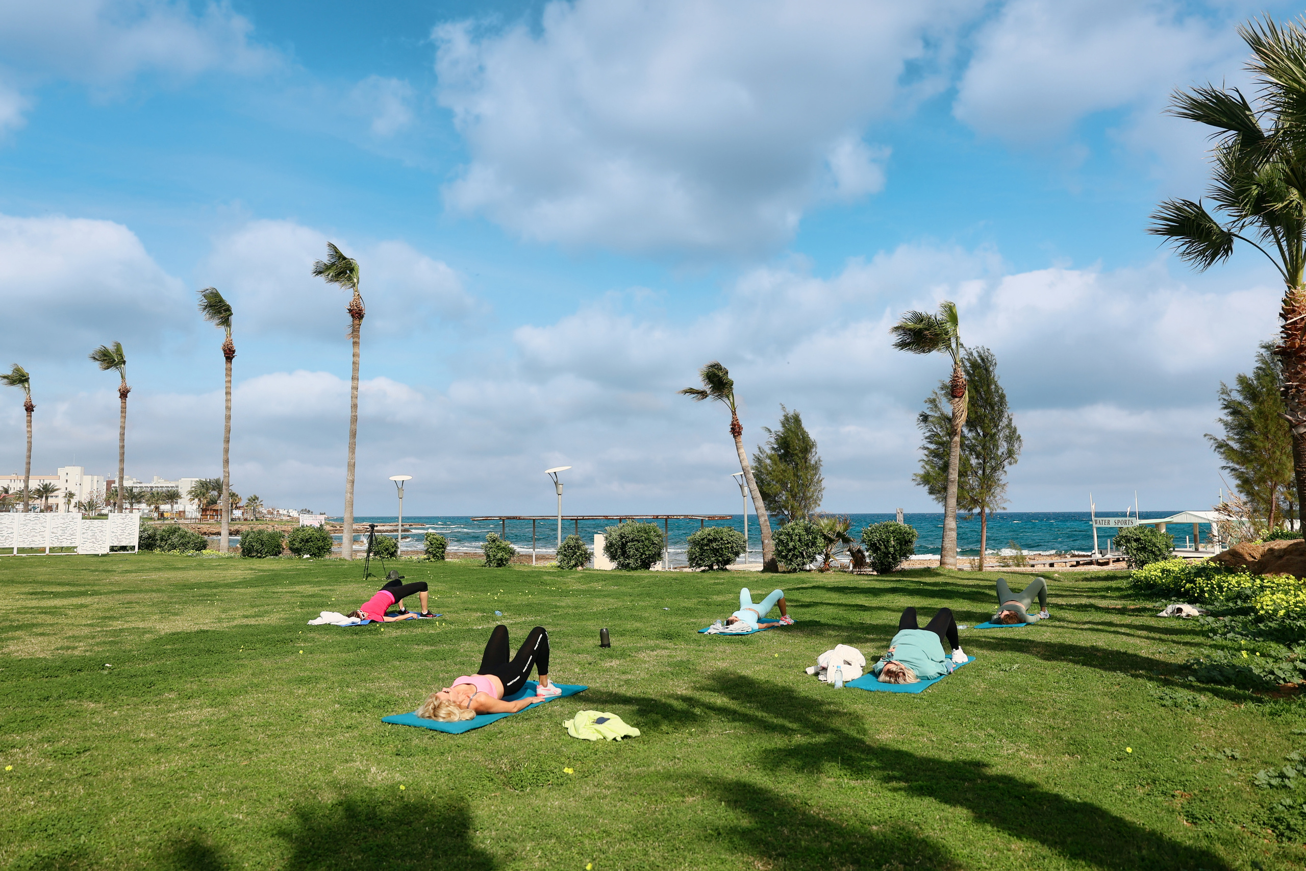 Съемка для фитнес-туров на Кипр. Февраль, 2022. Cyprus Vision. Φωτογραφίες και βίντεο στην Κύπρο — Αγία Νάπα, Πρωταράς