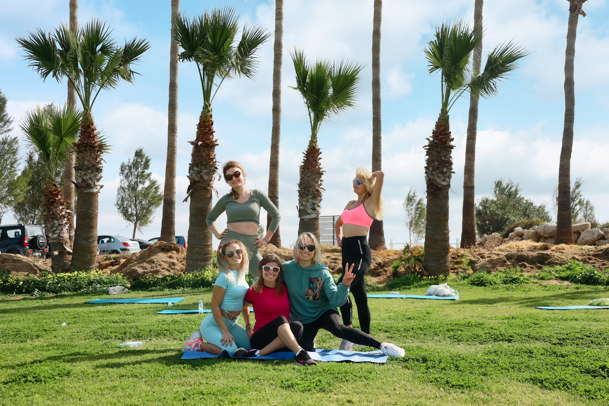 Съемка для фитнес-туров на Кипр. Февраль, 2022. Cyprus Vision. Φωτογραφίες και βίντεο στην Κύπρο — Αγία Νάπα, Πρωταράς