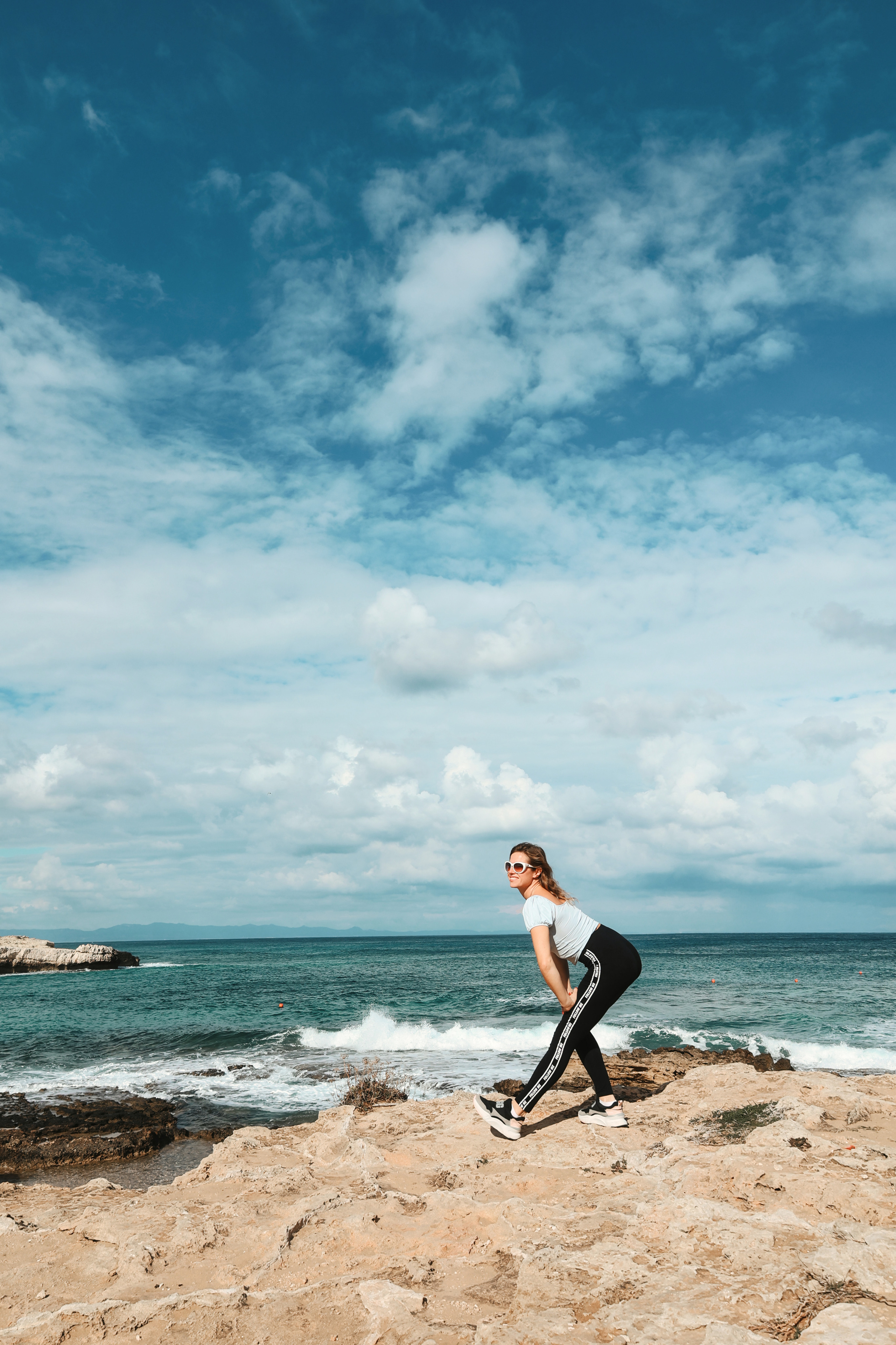 Съемка для фитнес-тренера. Январь, 2022. Cyprus Vision. Φωτογραφίες και βίντεο στην Κύπρο — Αγία Νάπα, Πρωταράς