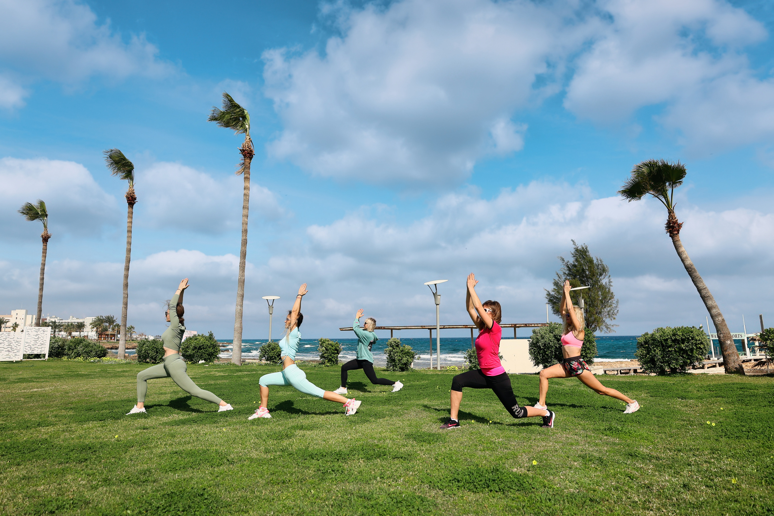 Съемка для фитнес-туров на Кипр. Февраль, 2022. Cyprus Vision. Φωτογραφίες και βίντεο στην Κύπρο — Αγία Νάπα, Πρωταράς