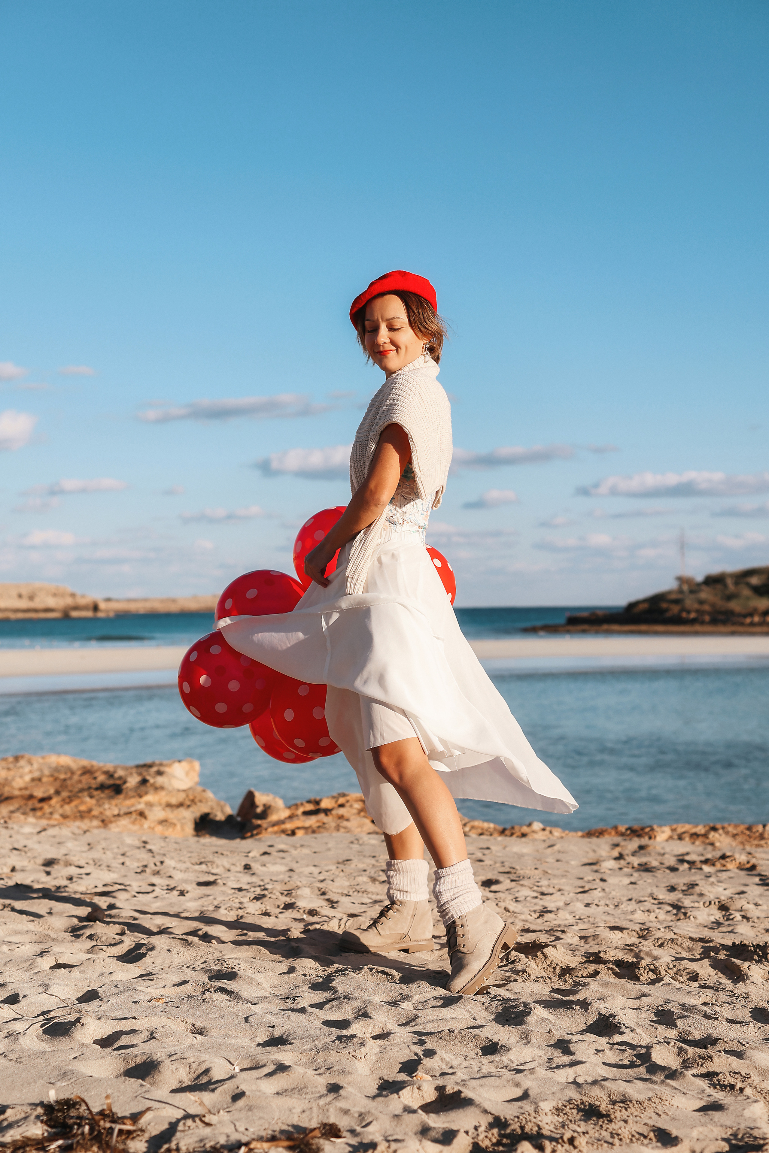 Фотосессия на Нисси Бич (Айя-Напа). Февраль, 2023. Cyprus Vision. Photos and videos in Cyprus — Ayia Napa, Protaras