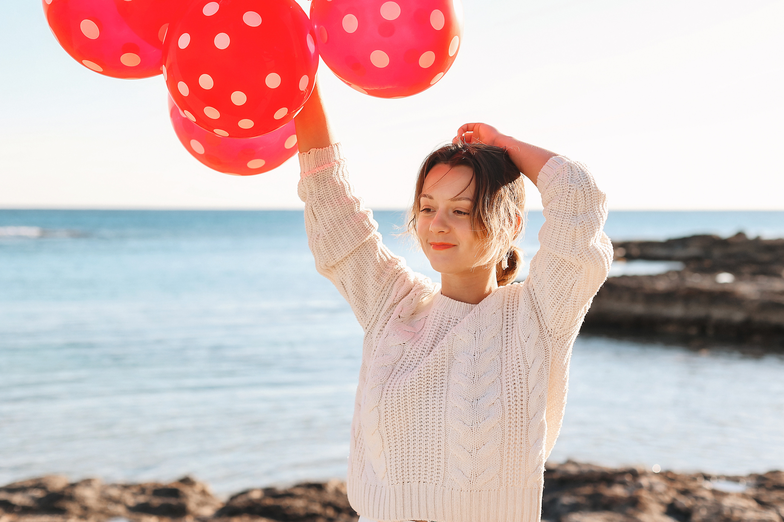 Фотосессия на Нисси Бич (Айя-Напа). Февраль, 2023. Cyprus Vision. Photos and videos in Cyprus — Ayia Napa, Protaras