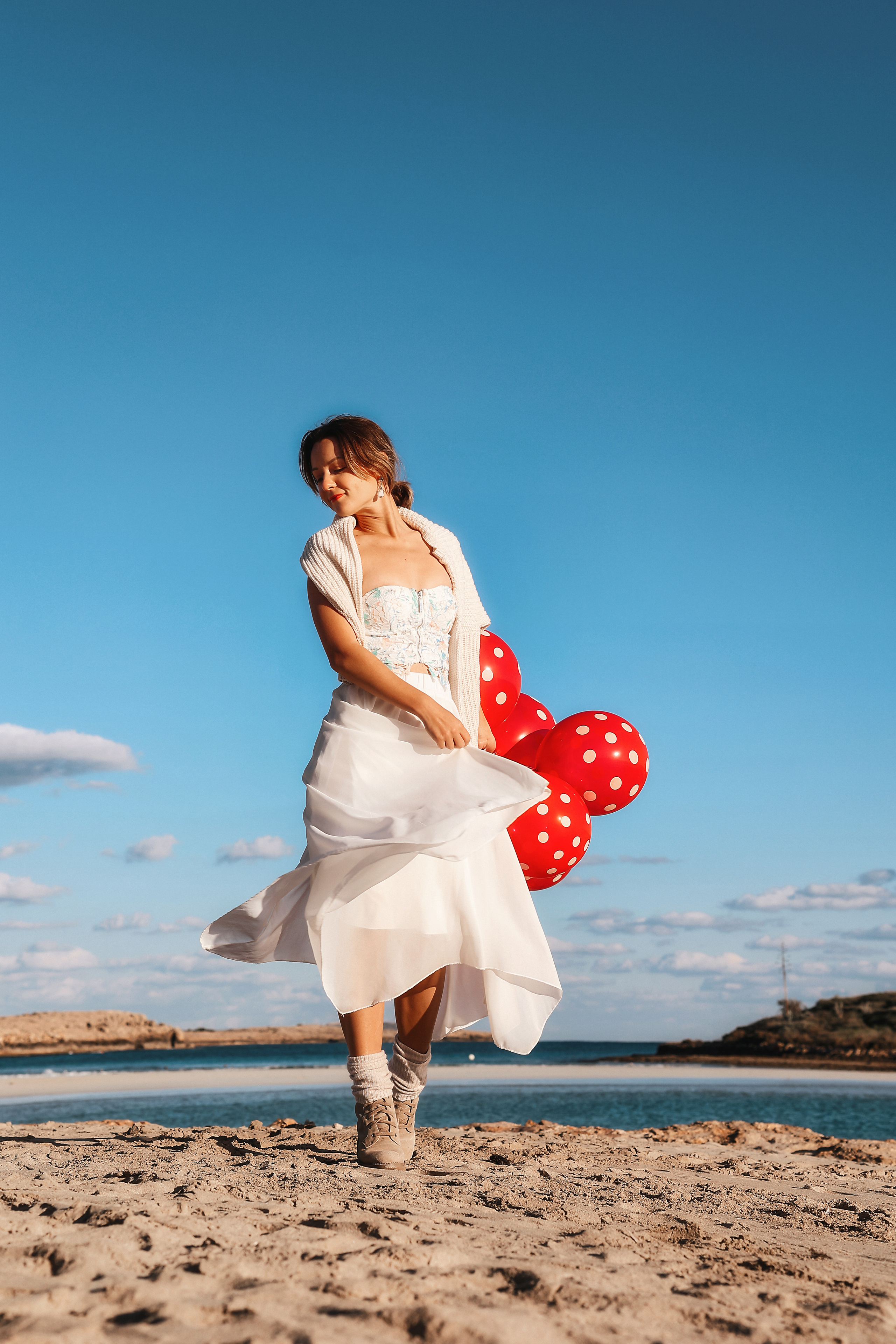 Фотосессия на Нисси Бич (Айя-Напа). Февраль, 2023. Cyprus Vision. Photos and videos in Cyprus — Ayia Napa, Protaras