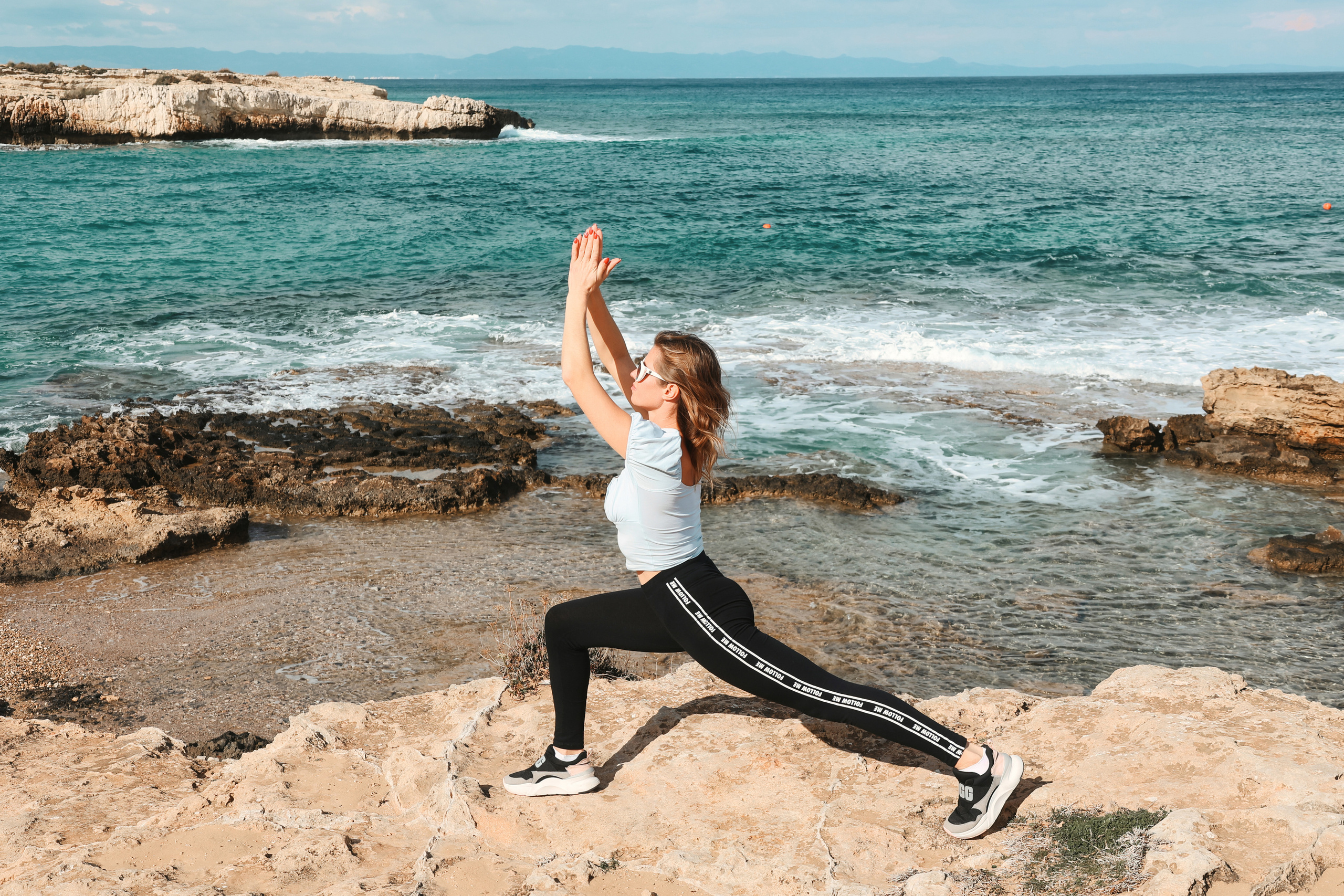 Съемка для фитнес-тренера. Январь, 2022. Cyprus Vision. Φωτογραφίες και βίντεο στην Κύπρο — Αγία Νάπα, Πρωταράς