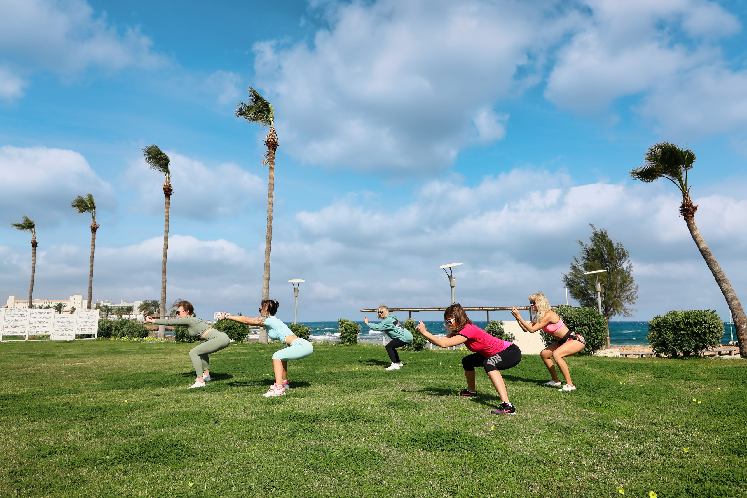 Съемка для фитнес-туров на Кипр. Февраль, 2022. Cyprus Vision. Φωτογραφίες και βίντεο στην Κύπρο — Αγία Νάπα, Πρωταράς