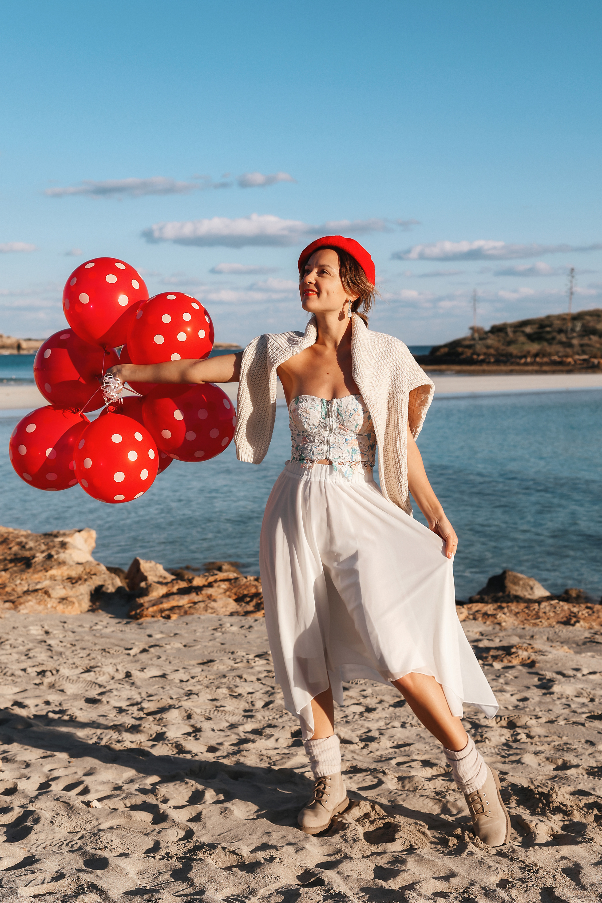 Фотосессия на Нисси Бич (Айя-Напа). Февраль, 2023. Cyprus Vision. Photos and videos in Cyprus — Ayia Napa, Protaras