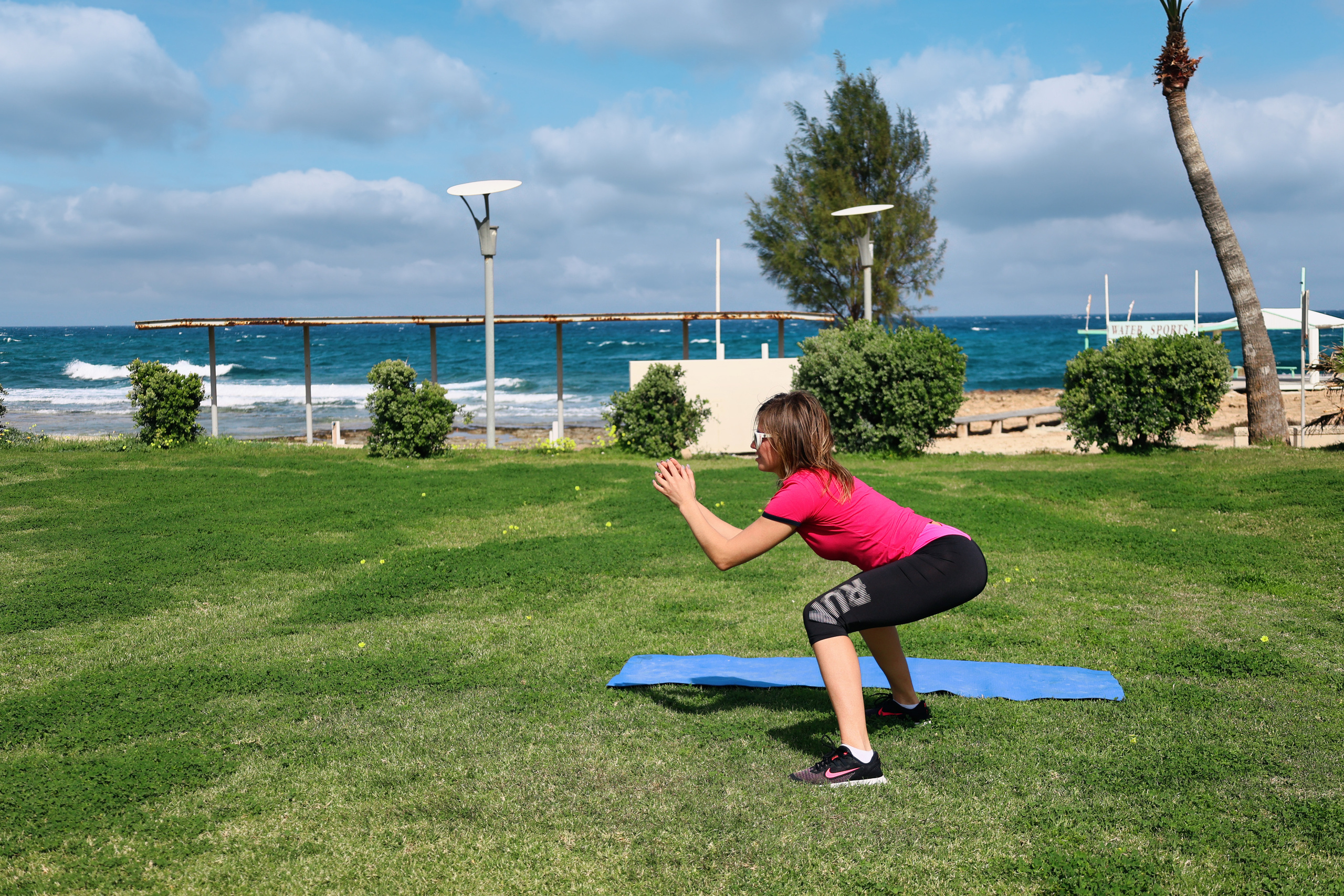 Съемка для фитнес-туров на Кипр. Февраль, 2022. Cyprus Vision. Φωτογραφίες και βίντεο στην Κύπρο — Αγία Νάπα, Πρωταράς