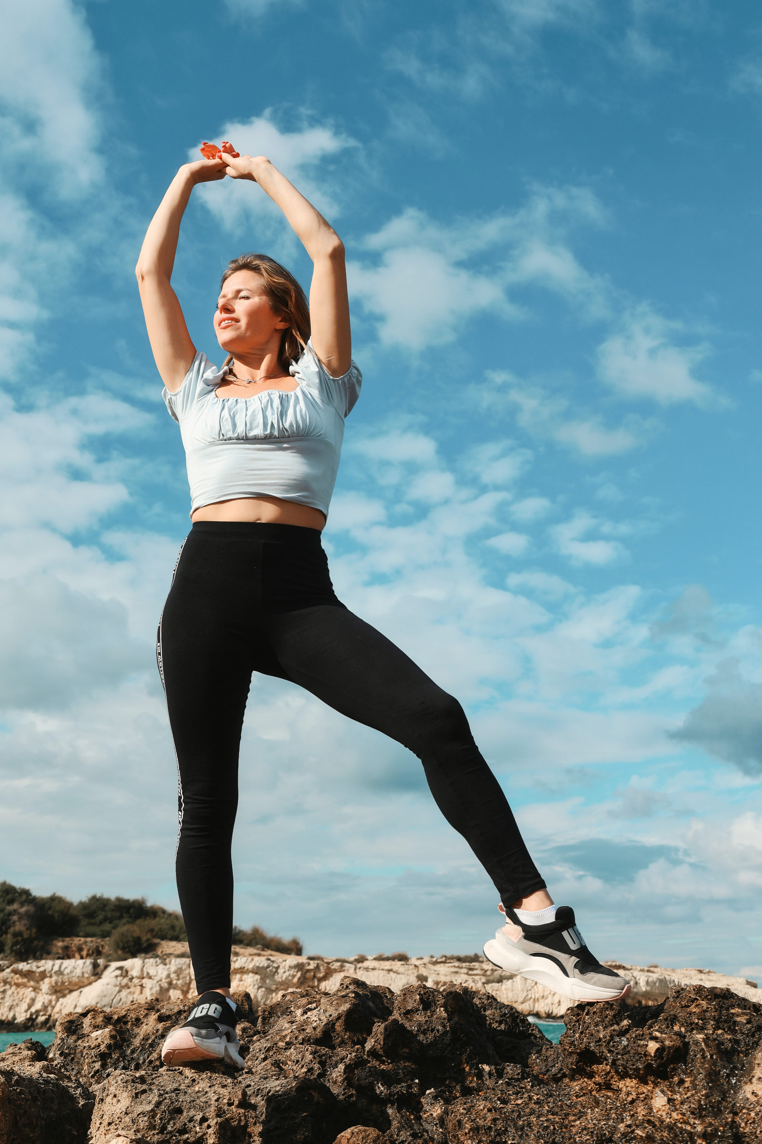 Съемка для фитнес-тренера. Январь, 2022. Cyprus Vision. Φωτογραφίες και βίντεο στην Κύπρο — Αγία Νάπα, Πρωταράς