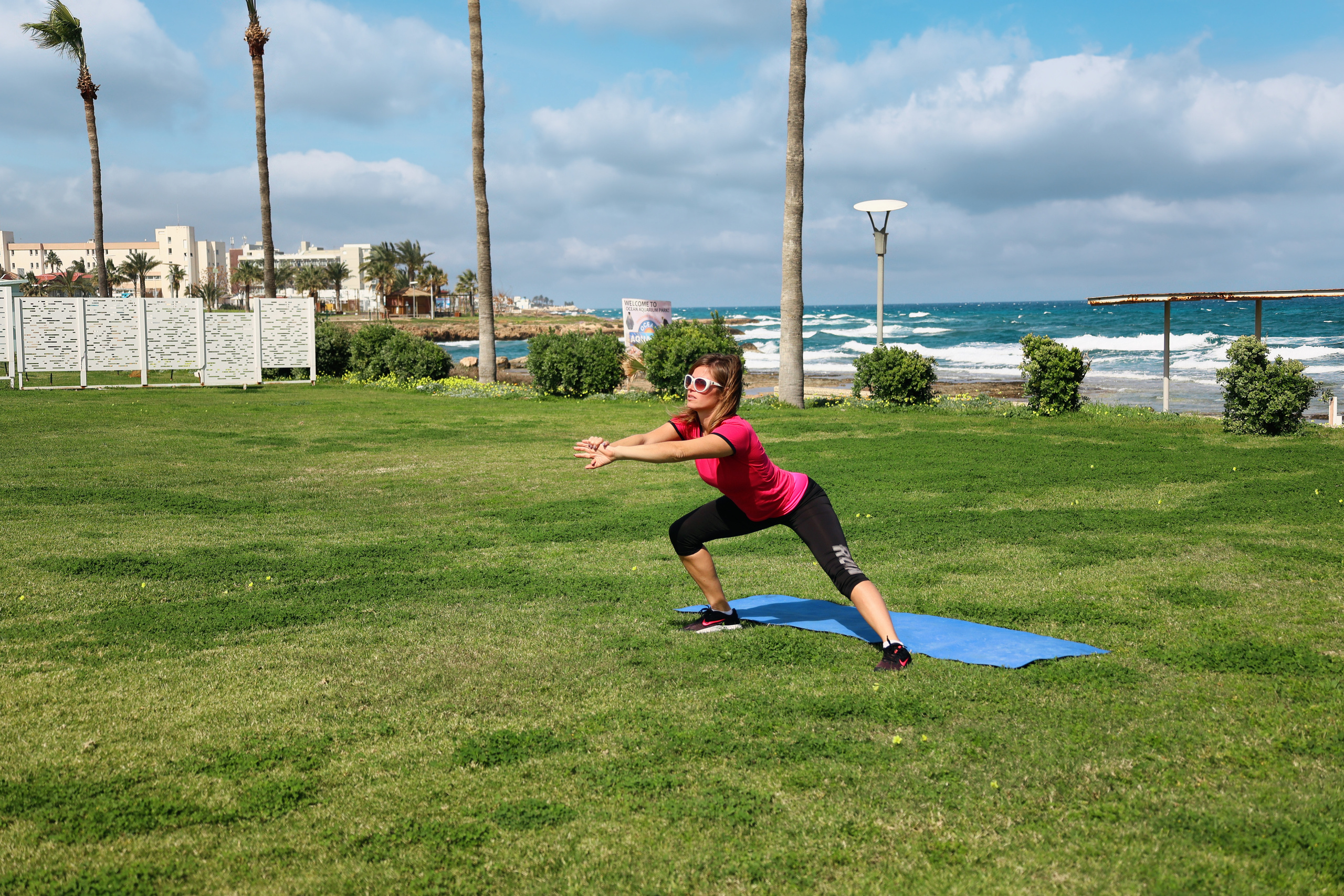 Съемка для фитнес-туров на Кипр. Февраль, 2022. Cyprus Vision. Φωτογραφίες και βίντεο στην Κύπρο — Αγία Νάπα, Πρωταράς