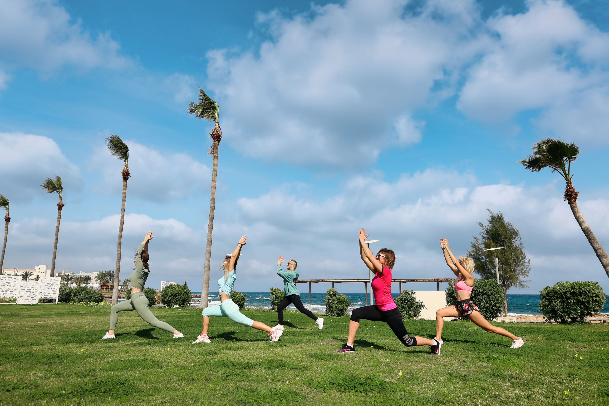 Съемка для фитнес-туров на Кипр. Февраль, 2022. Cyprus Vision. Φωτογραφίες και βίντεο στην Κύπρο — Αγία Νάπα, Πρωταράς