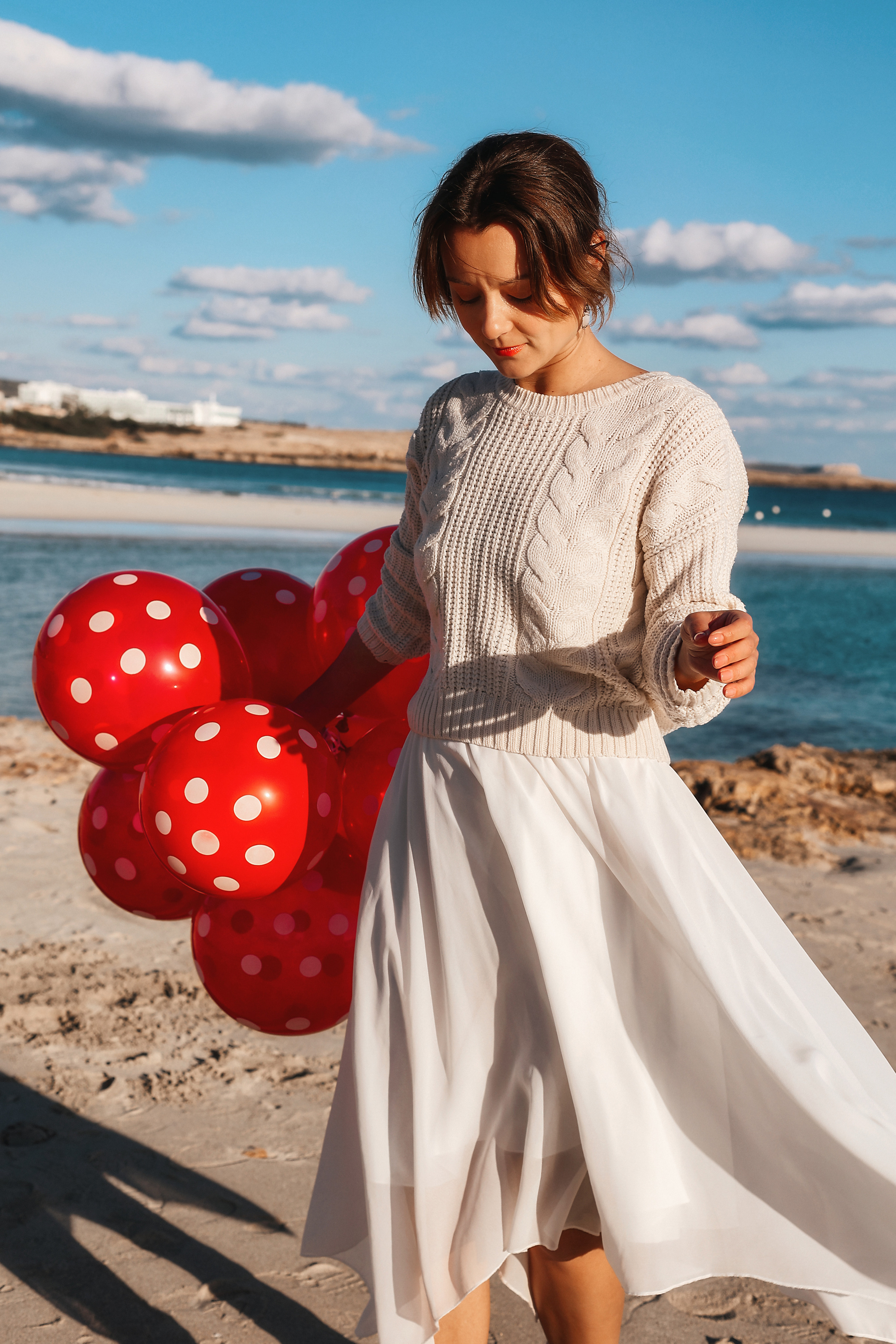 Фотосессия на Нисси Бич (Айя-Напа). Февраль, 2023. Cyprus Vision. Photos and videos in Cyprus — Ayia Napa, Protaras