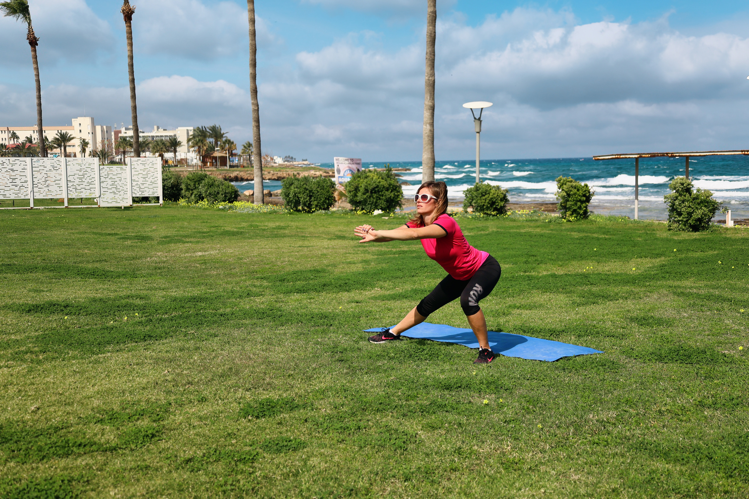 Съемка для фитнес-туров на Кипр. Февраль, 2022. Cyprus Vision. Φωτογραφίες και βίντεο στην Κύπρο — Αγία Νάπα, Πρωταράς