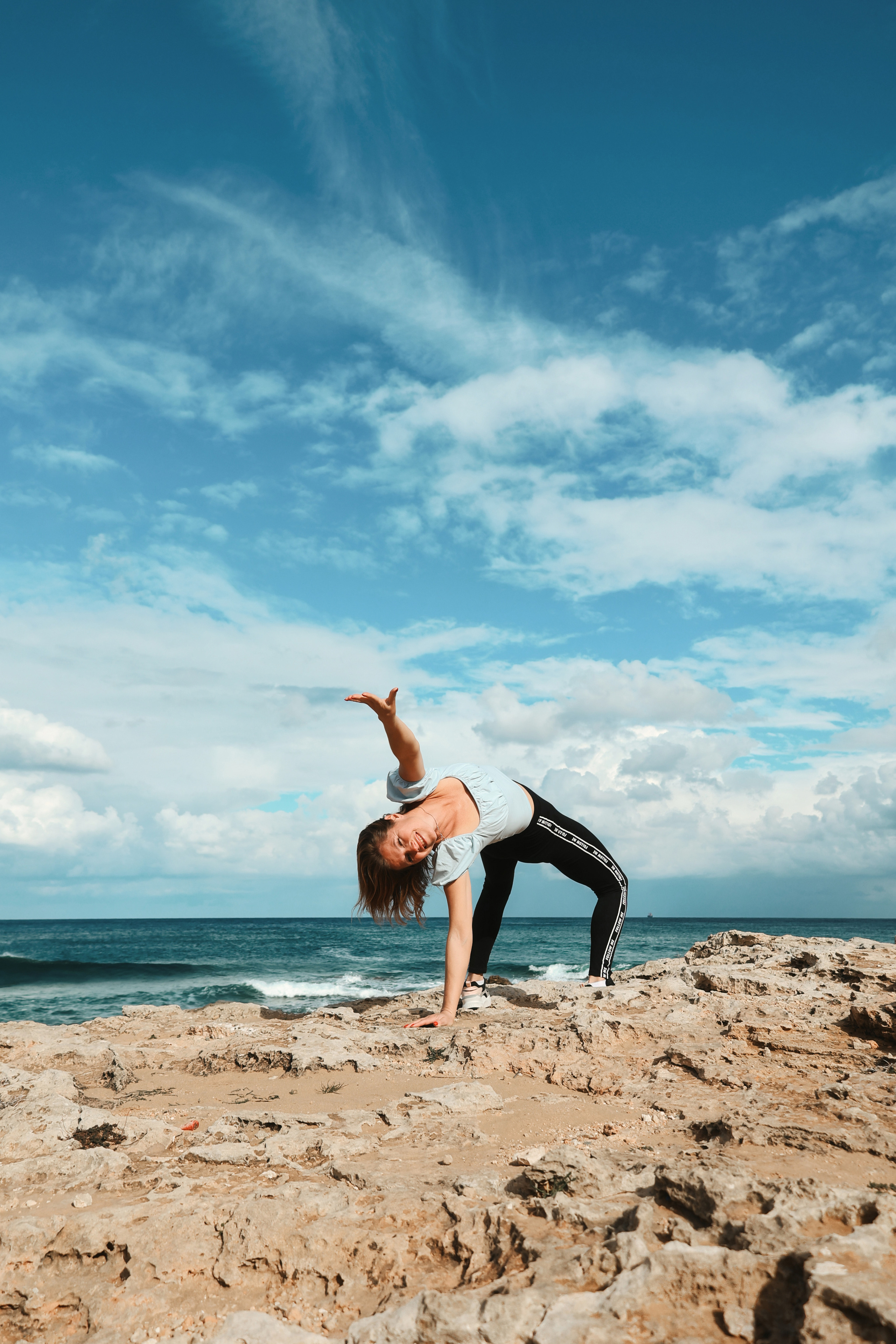 Съемка для фитнес-тренера. Январь, 2022. Cyprus Vision. Φωτογραφίες και βίντεο στην Κύπρο — Αγία Νάπα, Πρωταράς