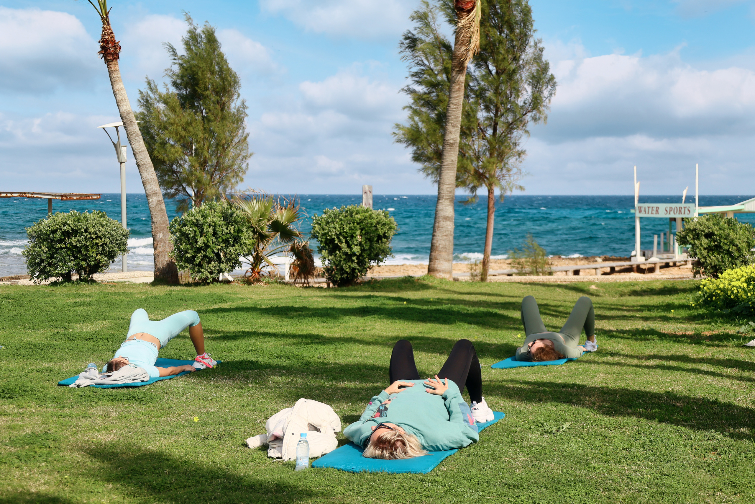 Съемка для фитнес-туров на Кипр. Февраль, 2022. Cyprus Vision. Φωτογραφίες και βίντεο στην Κύπρο — Αγία Νάπα, Πρωταράς