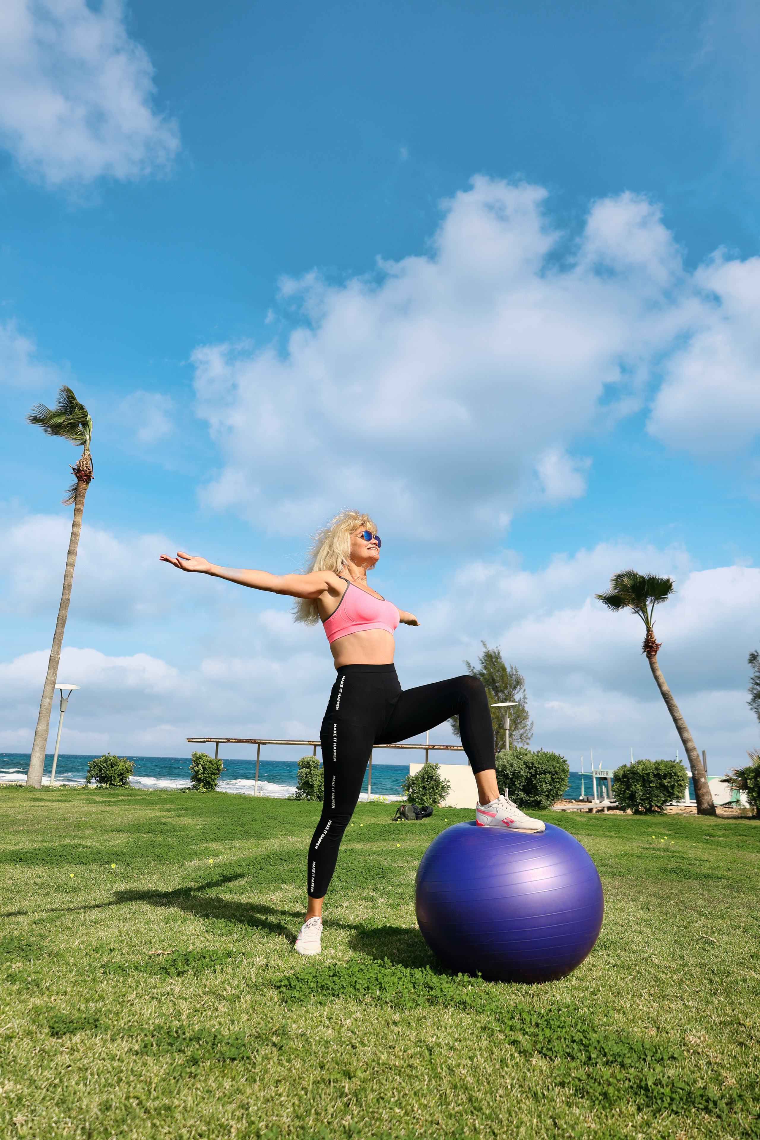 Съемка для фитнес-туров на Кипр. Февраль, 2022. Cyprus Vision. Φωτογραφίες και βίντεο στην Κύπρο — Αγία Νάπα, Πρωταράς