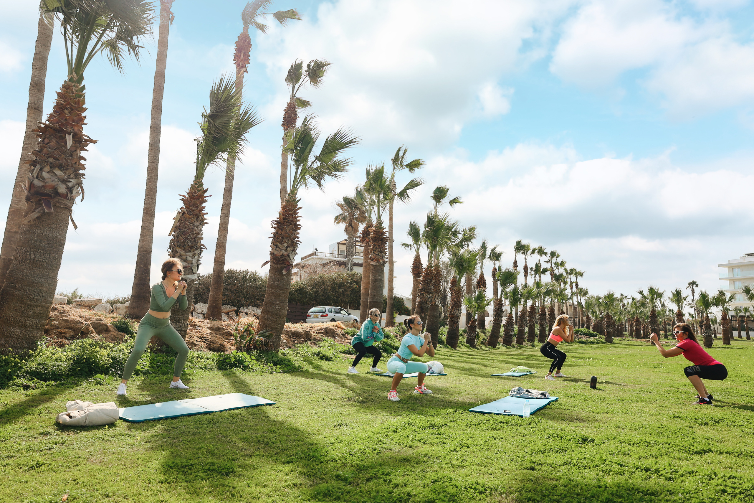 Съемка для фитнес-туров на Кипр. Февраль, 2022. Cyprus Vision. Φωτογραφίες και βίντεο στην Κύπρο — Αγία Νάπα, Πρωταράς