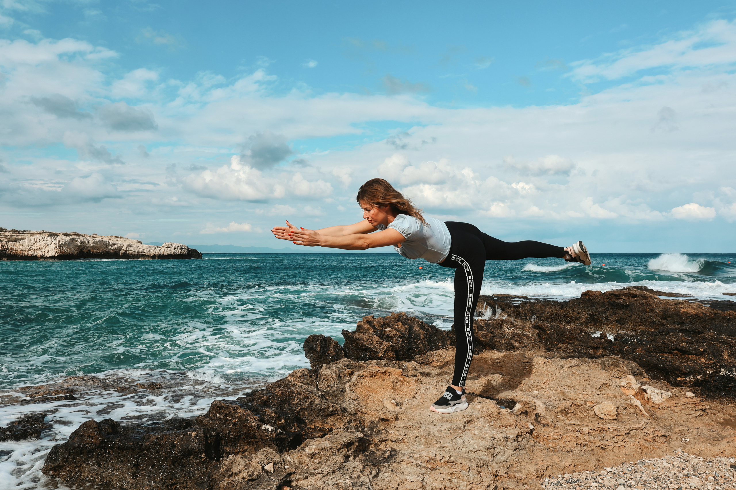 Съемка для фитнес-тренера. Январь, 2022. Cyprus Vision. Φωτογραφίες και βίντεο στην Κύπρο — Αγία Νάπα, Πρωταράς