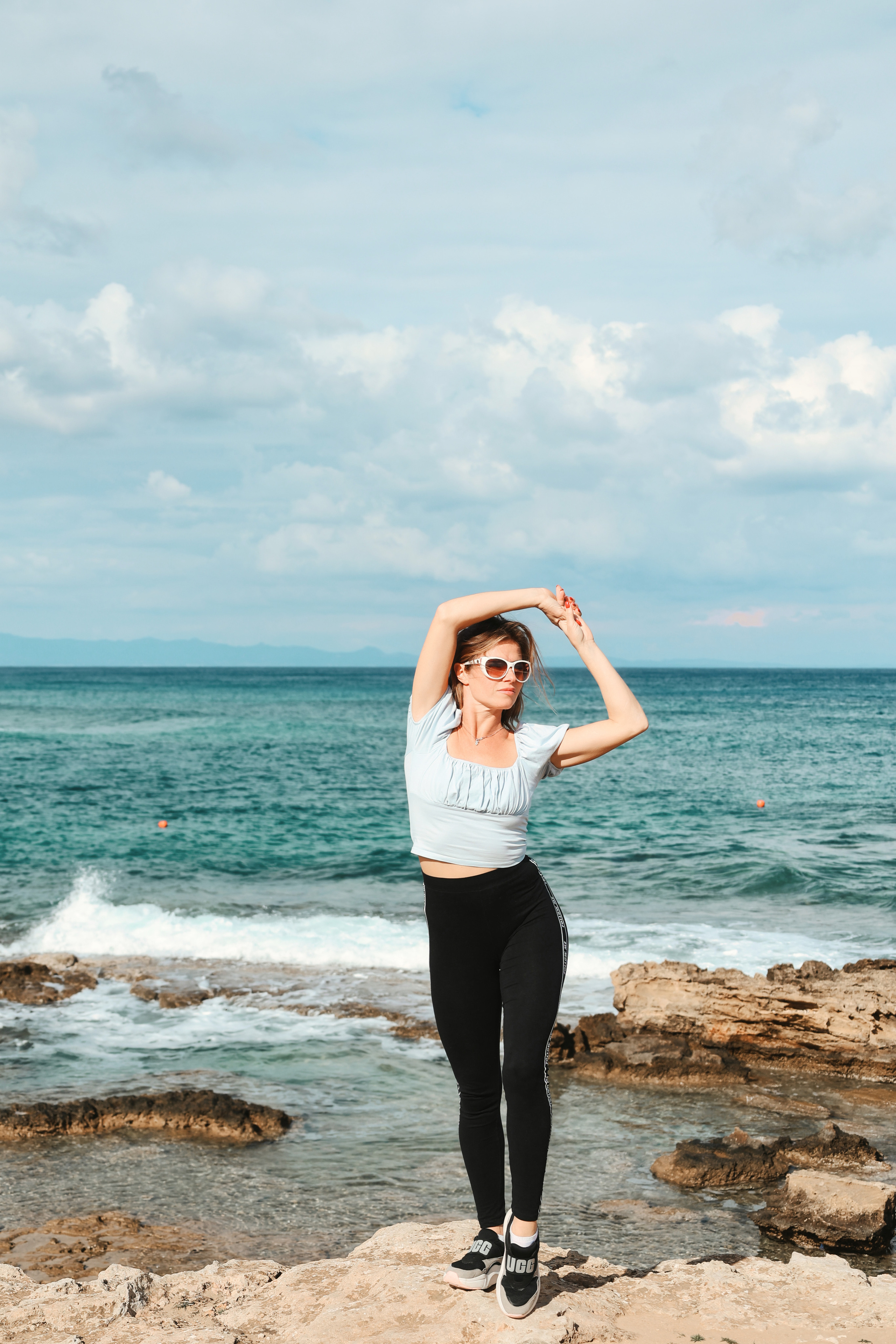 Съемка для фитнес-тренера. Январь, 2022. Cyprus Vision. Φωτογραφίες και βίντεο στην Κύπρο — Αγία Νάπα, Πρωταράς