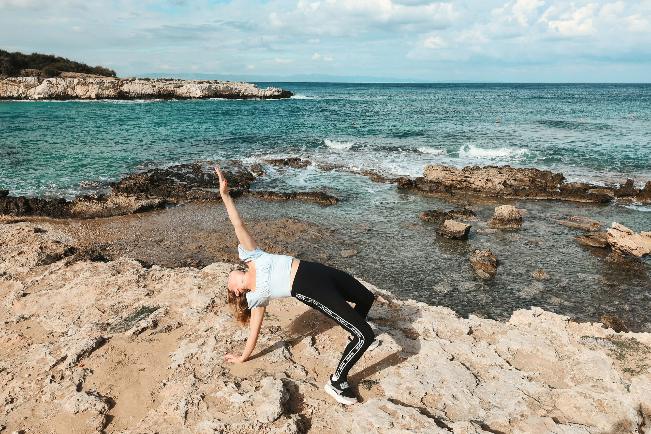 Съемка для фитнес-тренера. Январь, 2022. Cyprus Vision. Φωτογραφίες και βίντεο στην Κύπρο — Αγία Νάπα, Πρωταράς