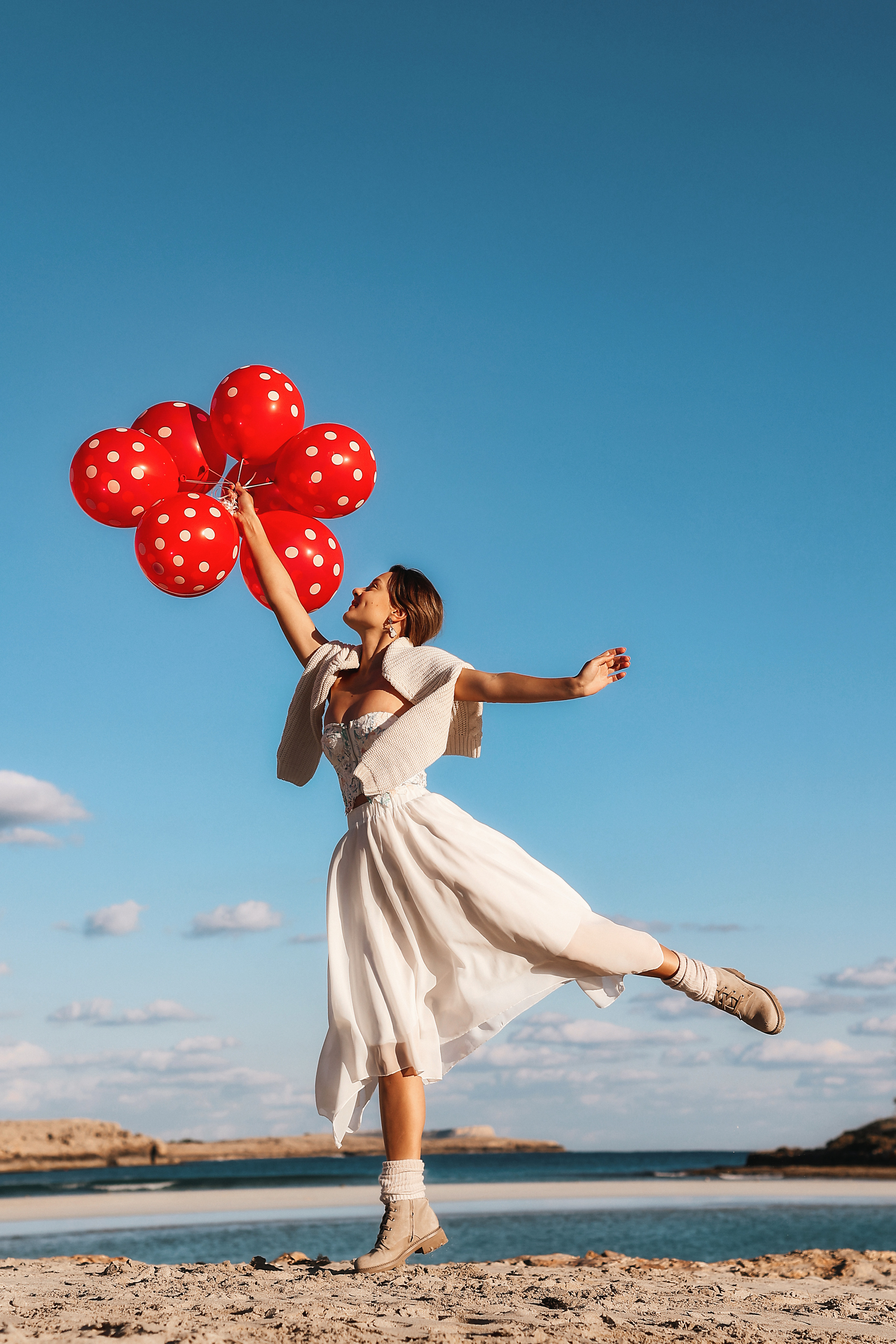 Фотосессия на Нисси Бич (Айя-Напа). Февраль, 2023. Cyprus Vision. Photos and videos in Cyprus — Ayia Napa, Protaras