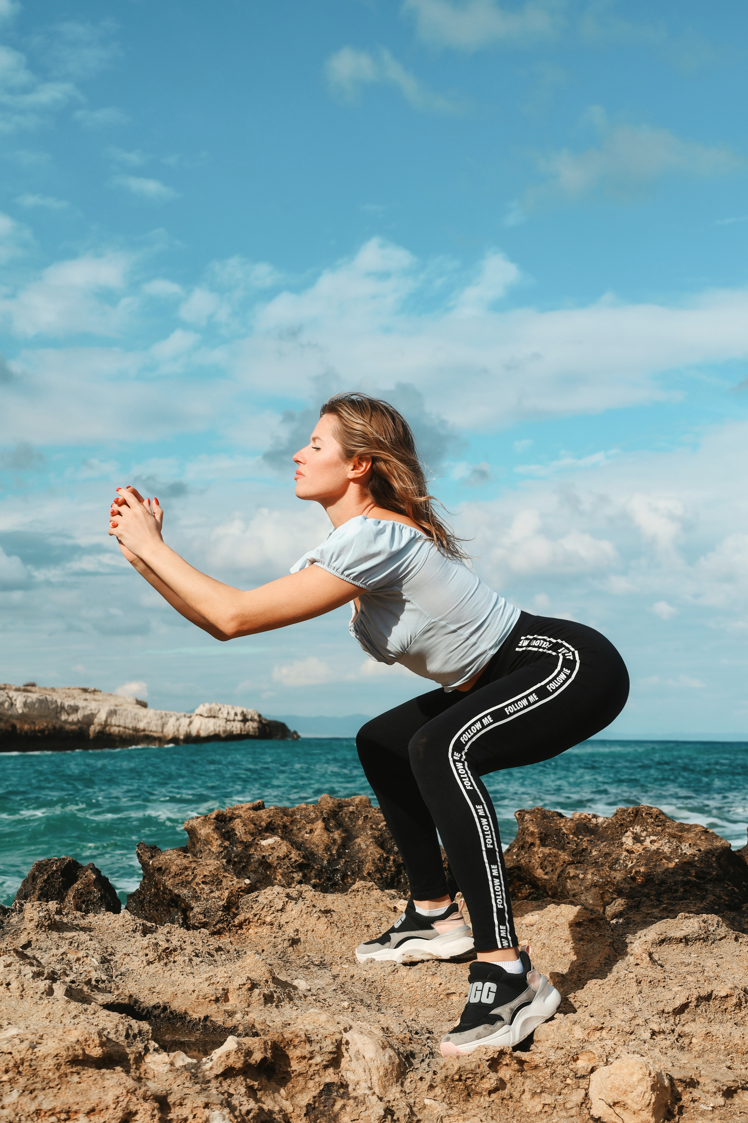 Съемка для фитнес-тренера. Январь, 2022. Cyprus Vision. Φωτογραφίες και βίντεο στην Κύπρο — Αγία Νάπα, Πρωταράς